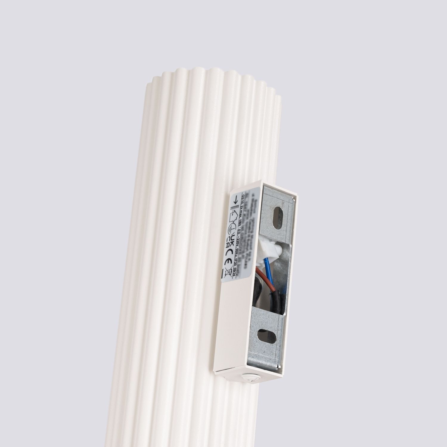 Up Down Applique H : 30 cm Crème GU10 2 flammes oblongues