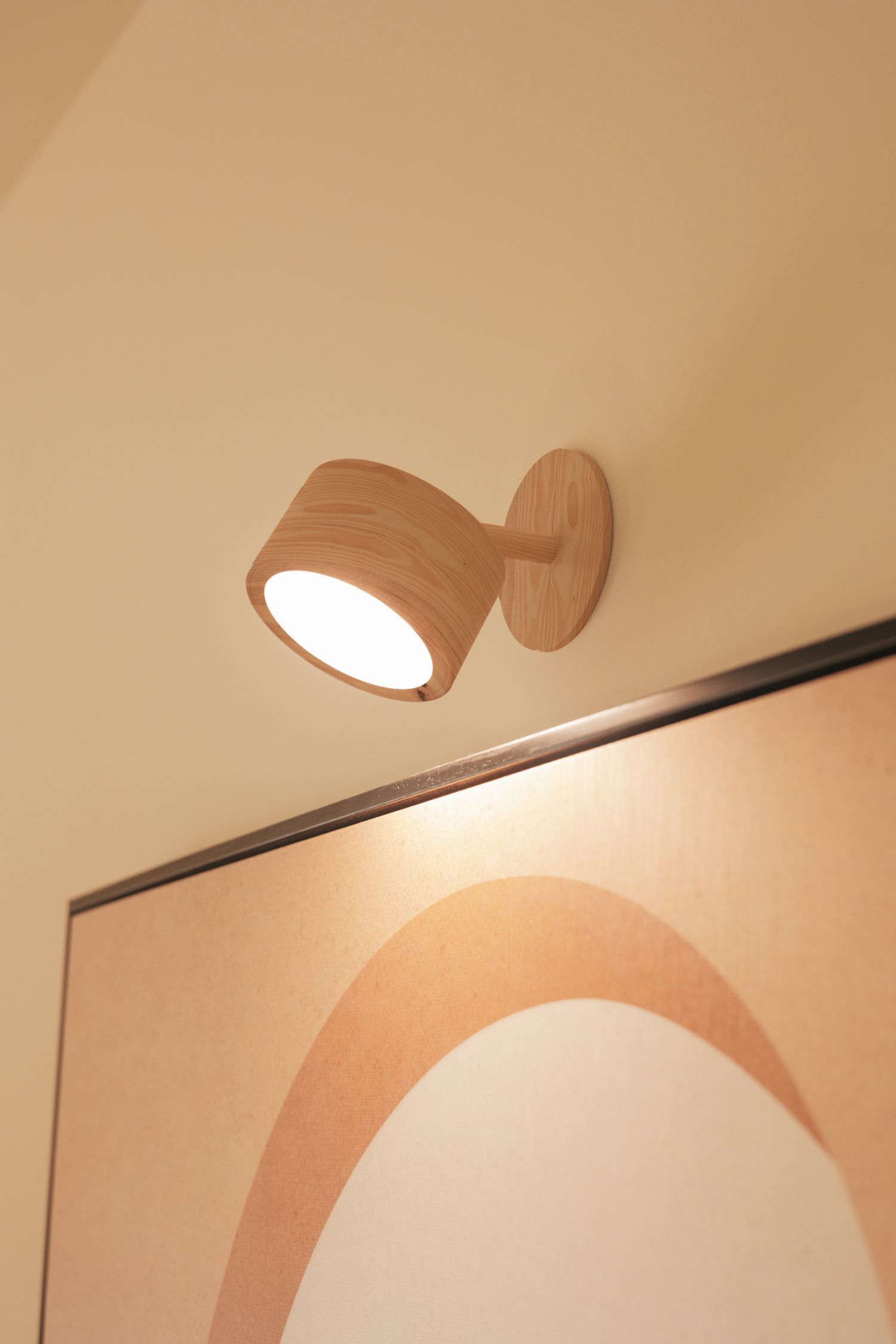 Wandleuchte, Wandlampe, Holz, LED, Beleuchtung