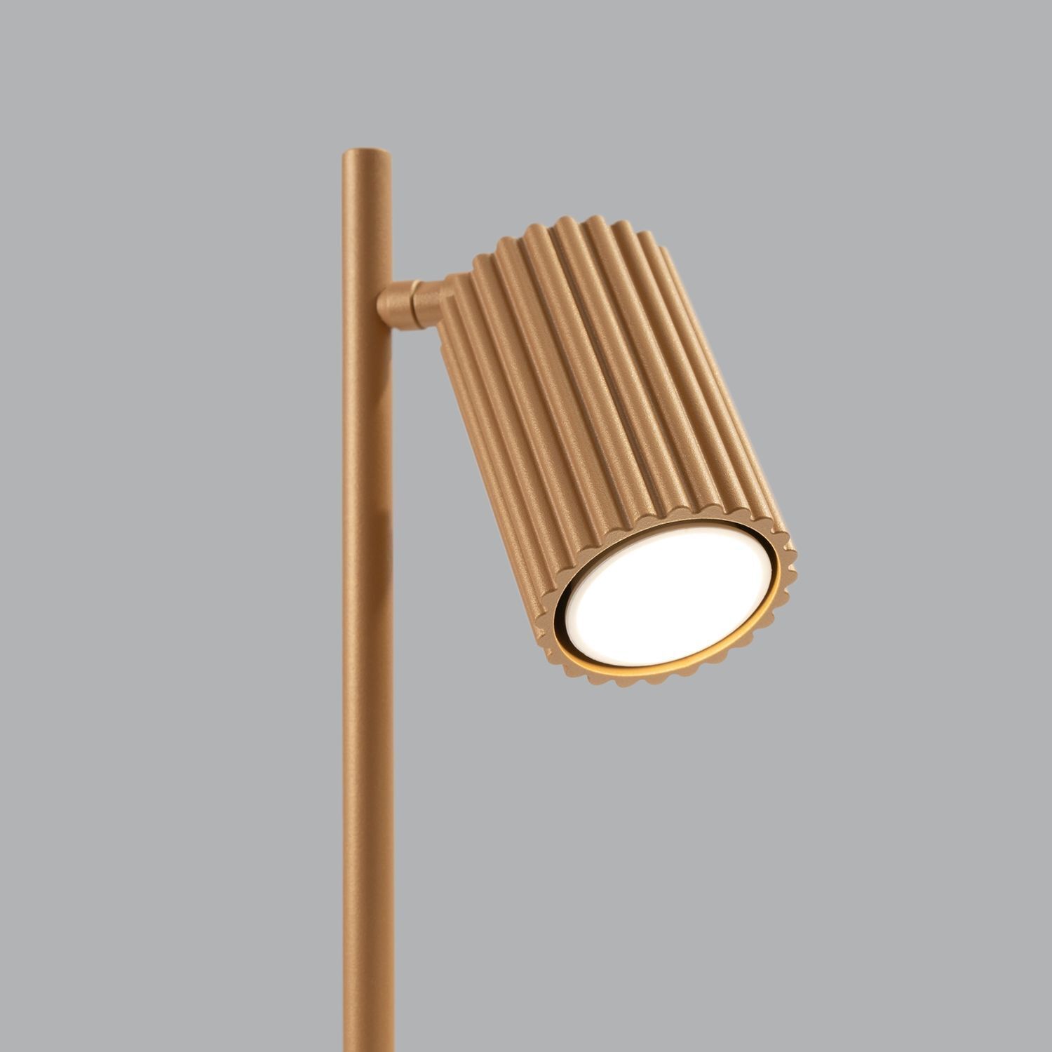 Lampe de table pivotante 43 cm de haut Aluminium doré GU10