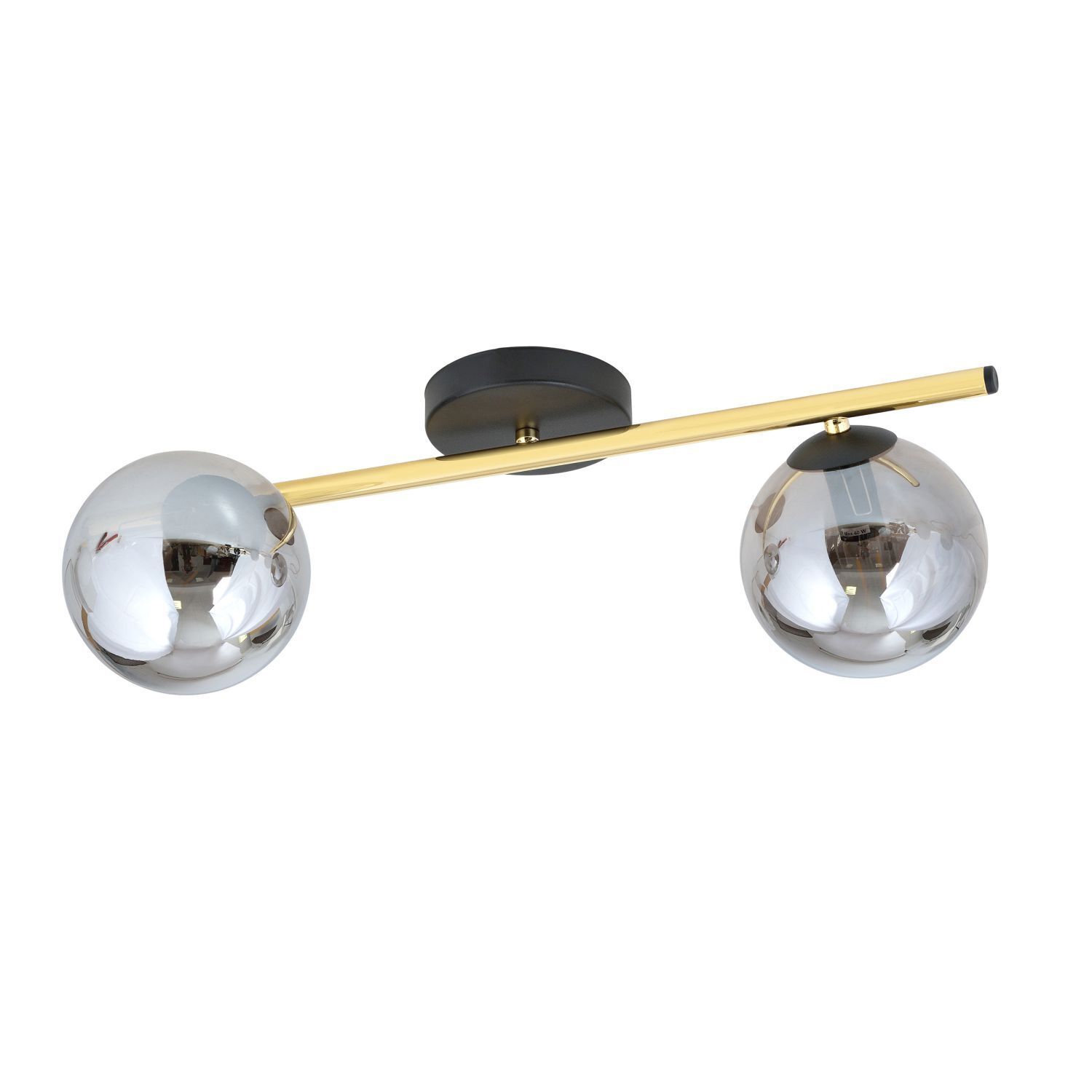 Deckenlampe Schwarz Grau Gold 55 cm klein