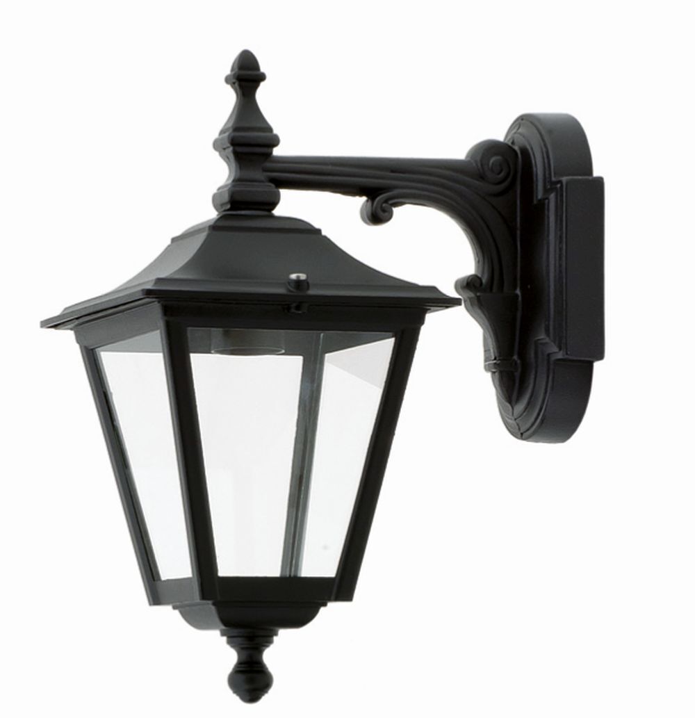 Lampe d'extérieur Rustique Noir Aluminium élégant E27 IP44