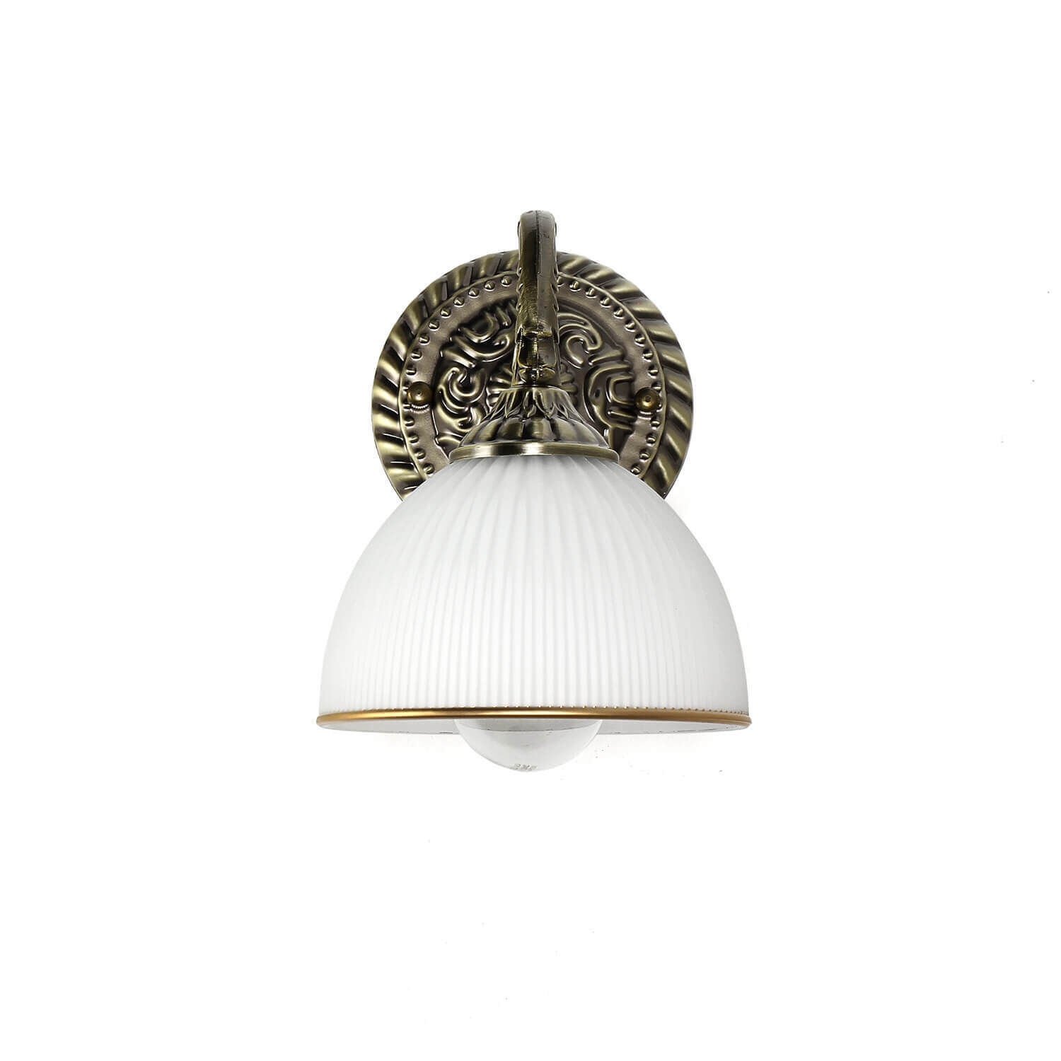 Wandleuchte Jugendstil elegant in Messing LOUIS Leuchte