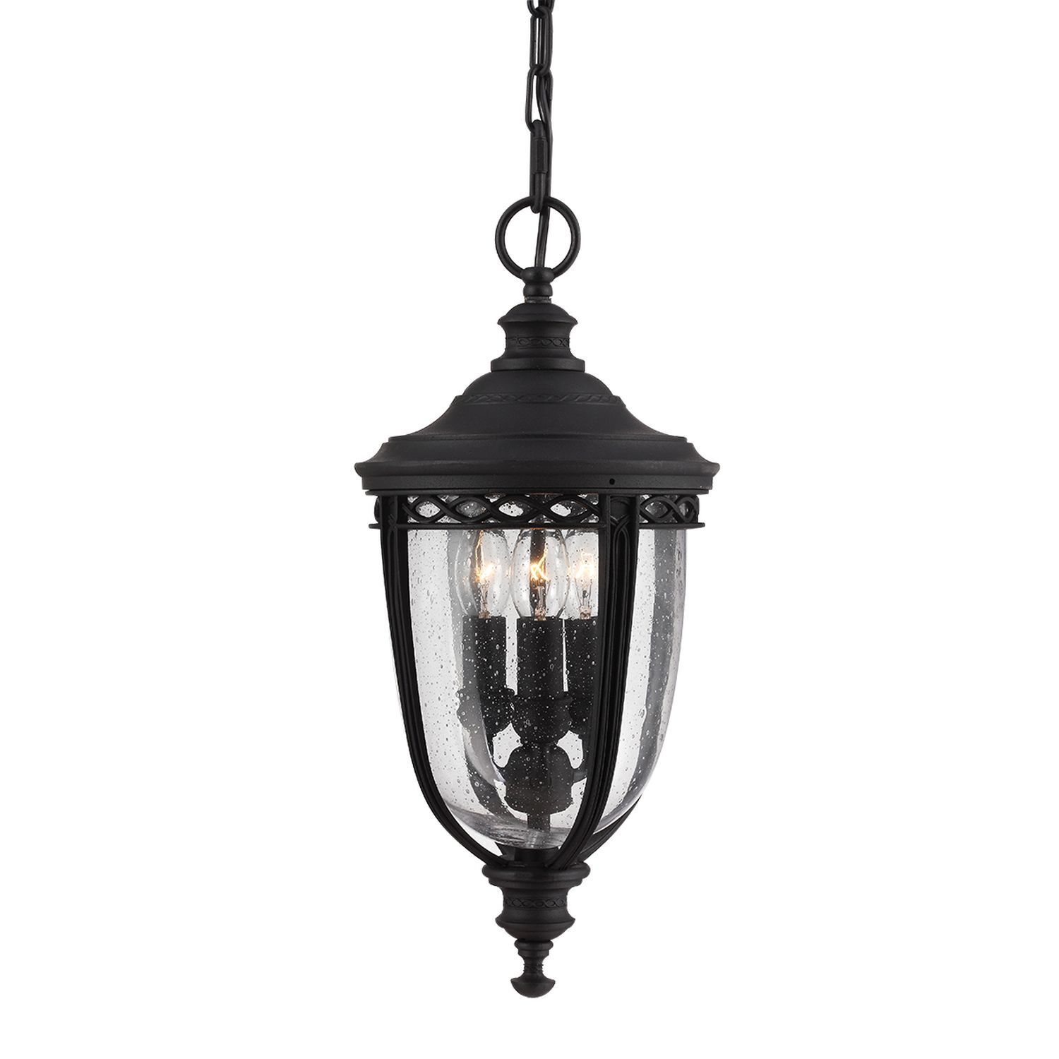 Suspension EDMUND Noir IP23 Rustique extérieur