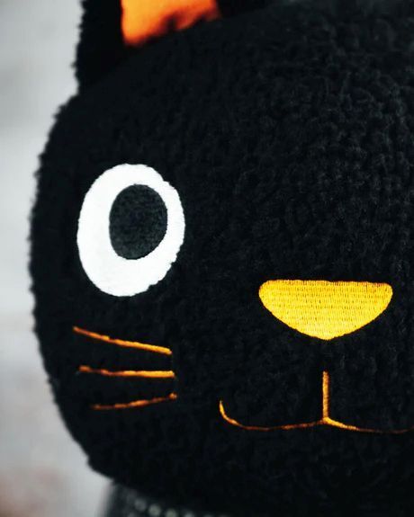 Stehleuchte Schwarz Weiß Katze Kinder Erwachsene 126 cm