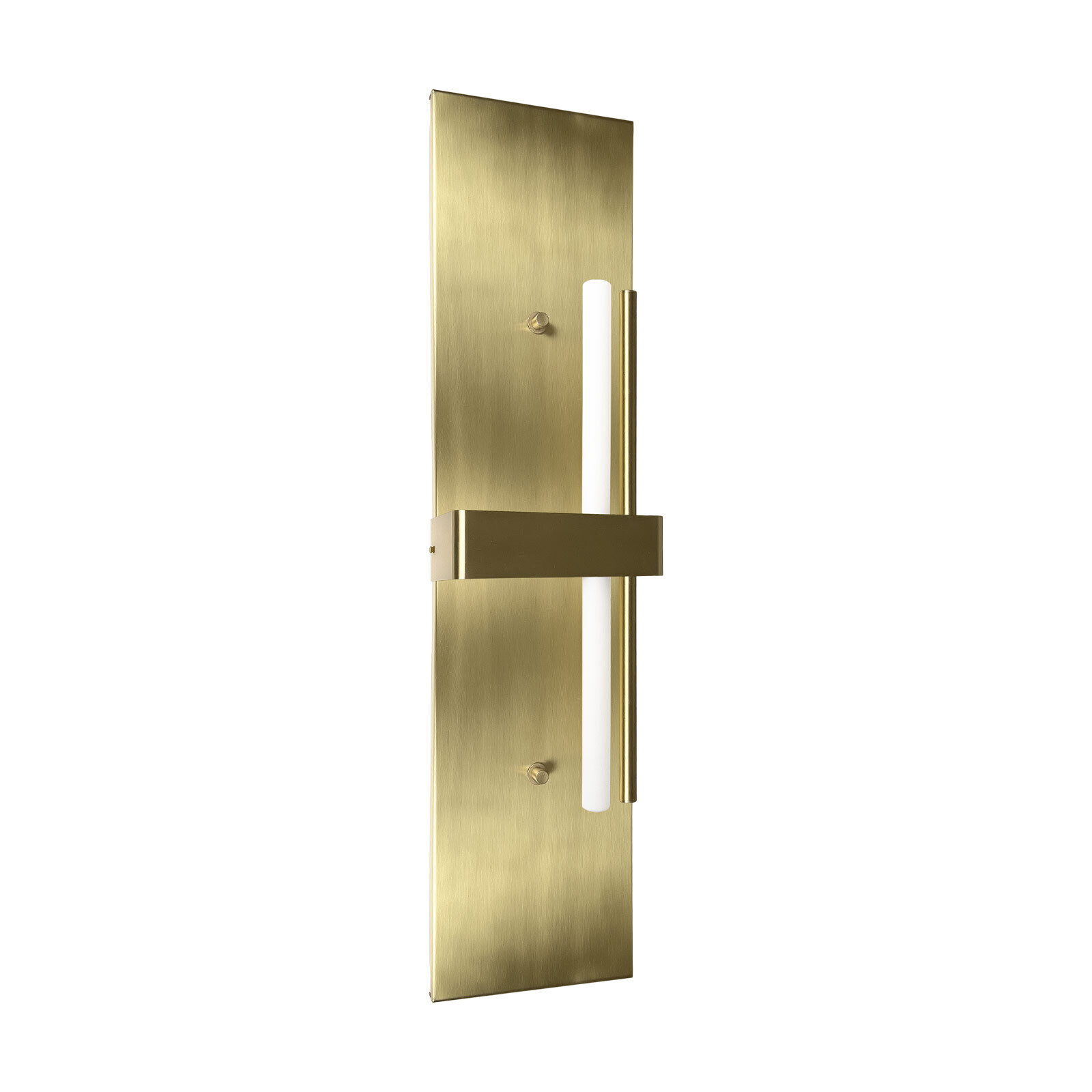 Wandlampe Messing H: 80 cm groß massiv in Bronze hell für S14d