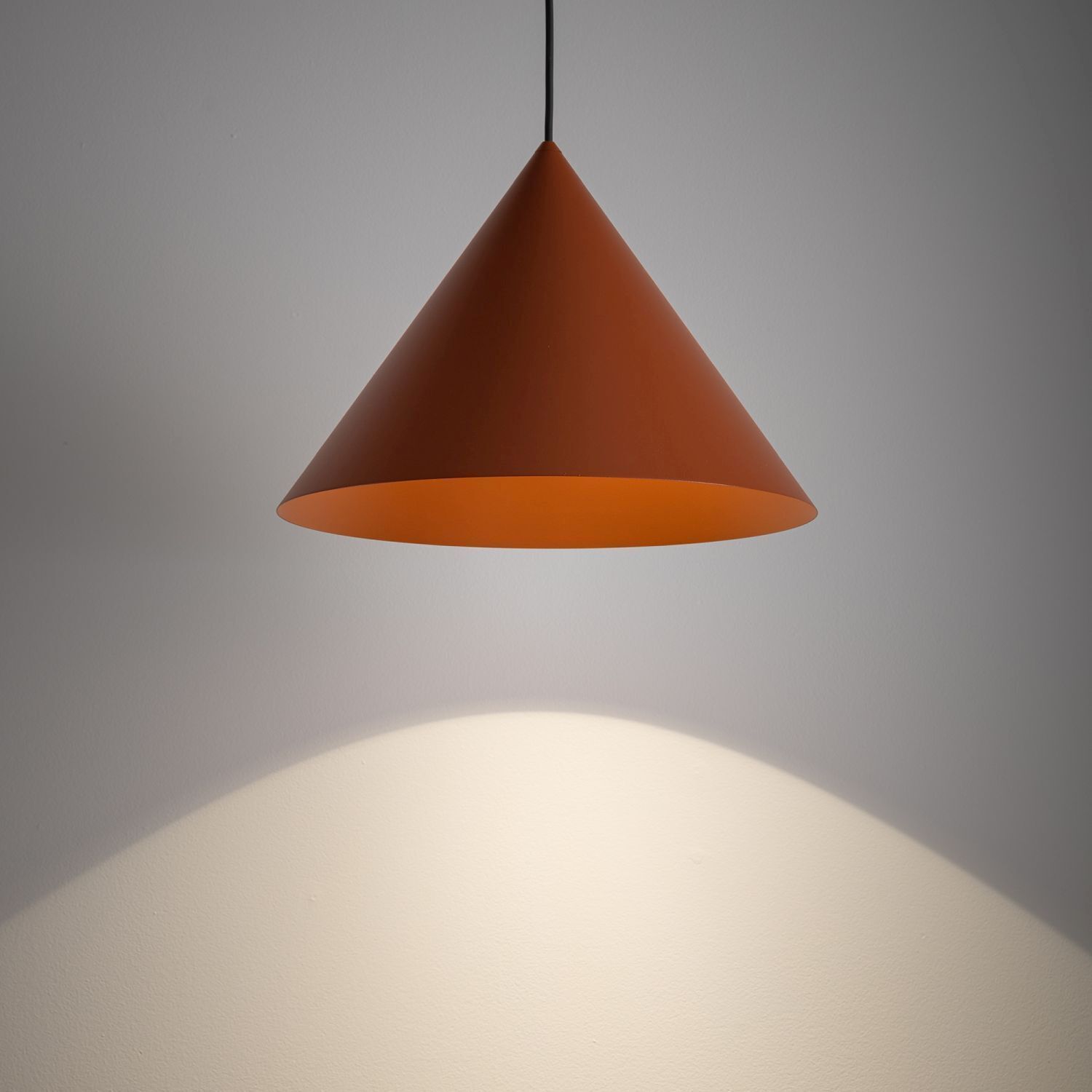 Stilvolle Pendelleuchte Metall GU10 Ø35 cm Terrakotta
