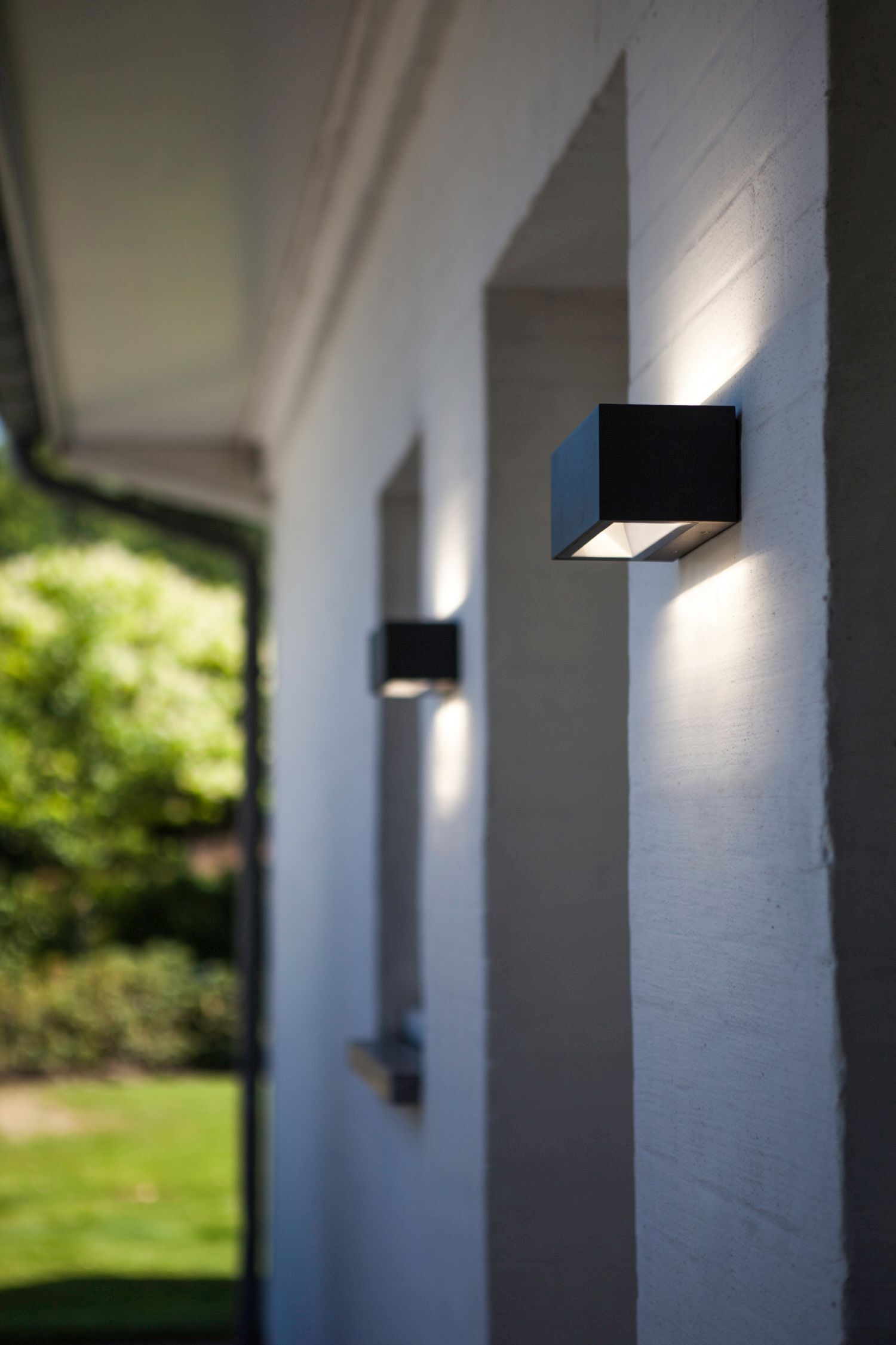 Applique LED extérieure anthracite 4000 K 10 W IP54 Up Down