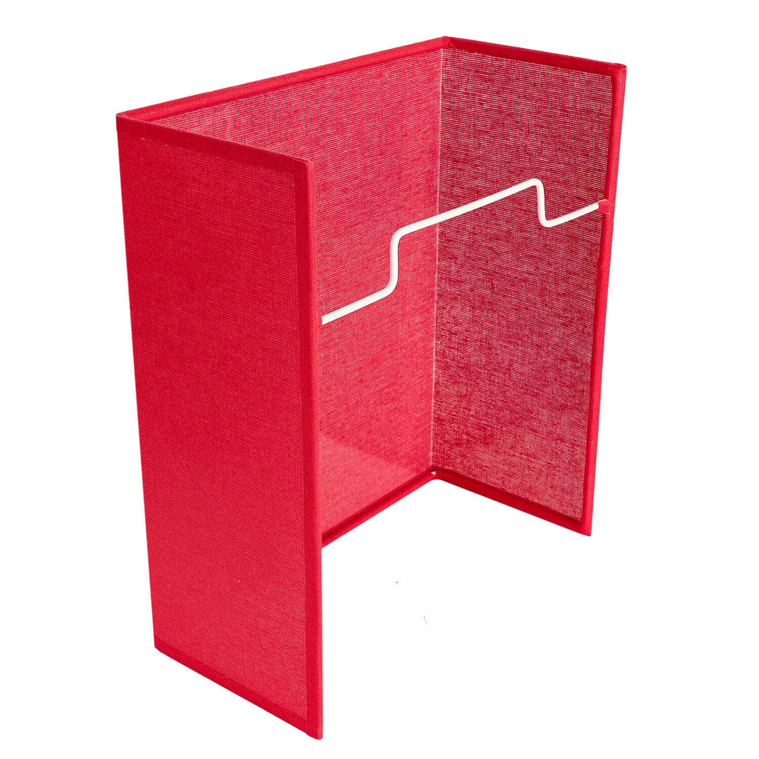 Tissu Applique ALICE Rouge carré Loft Moderne E27 Couloir