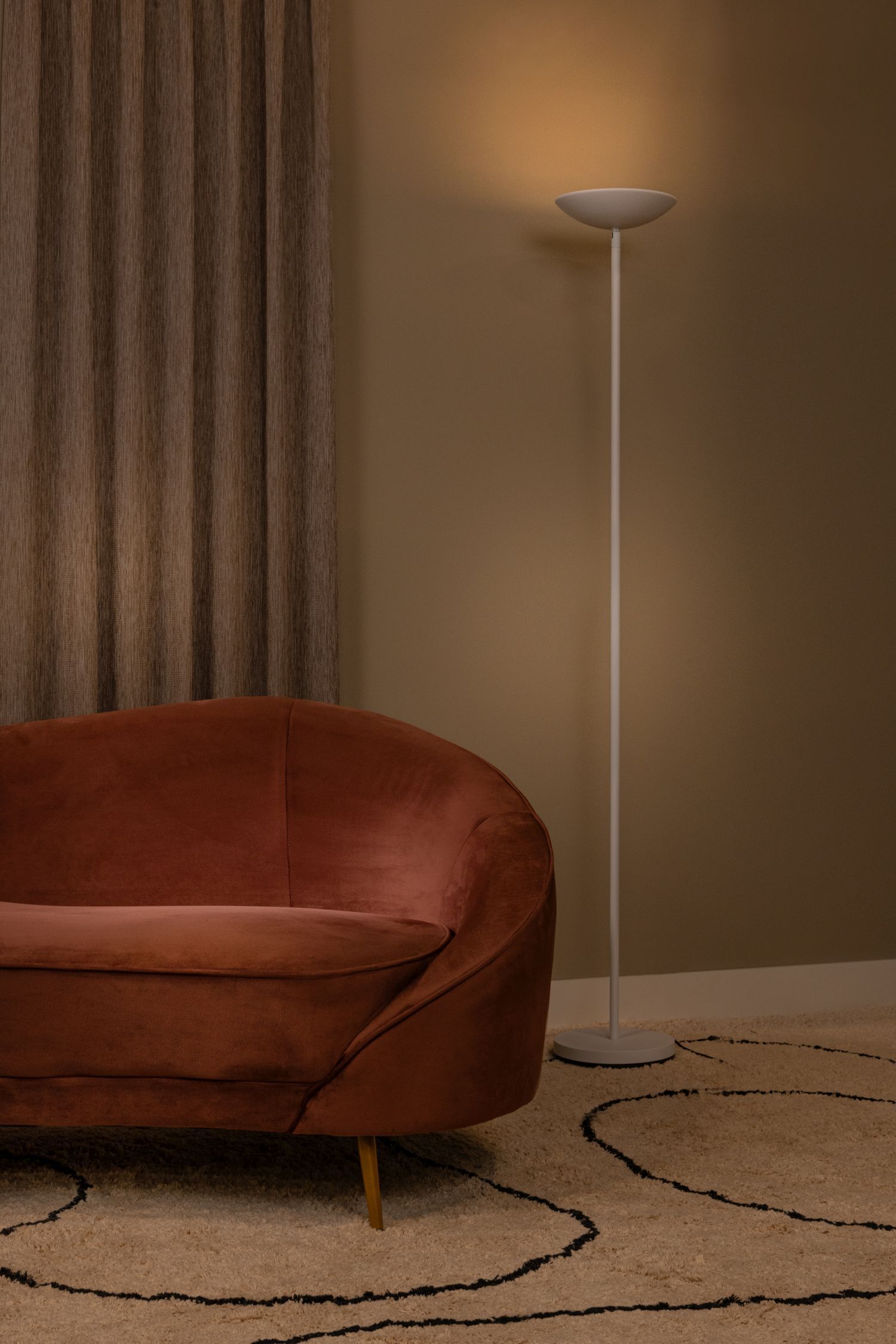 Lampe, Stehlampe, Couch, Mobiliar