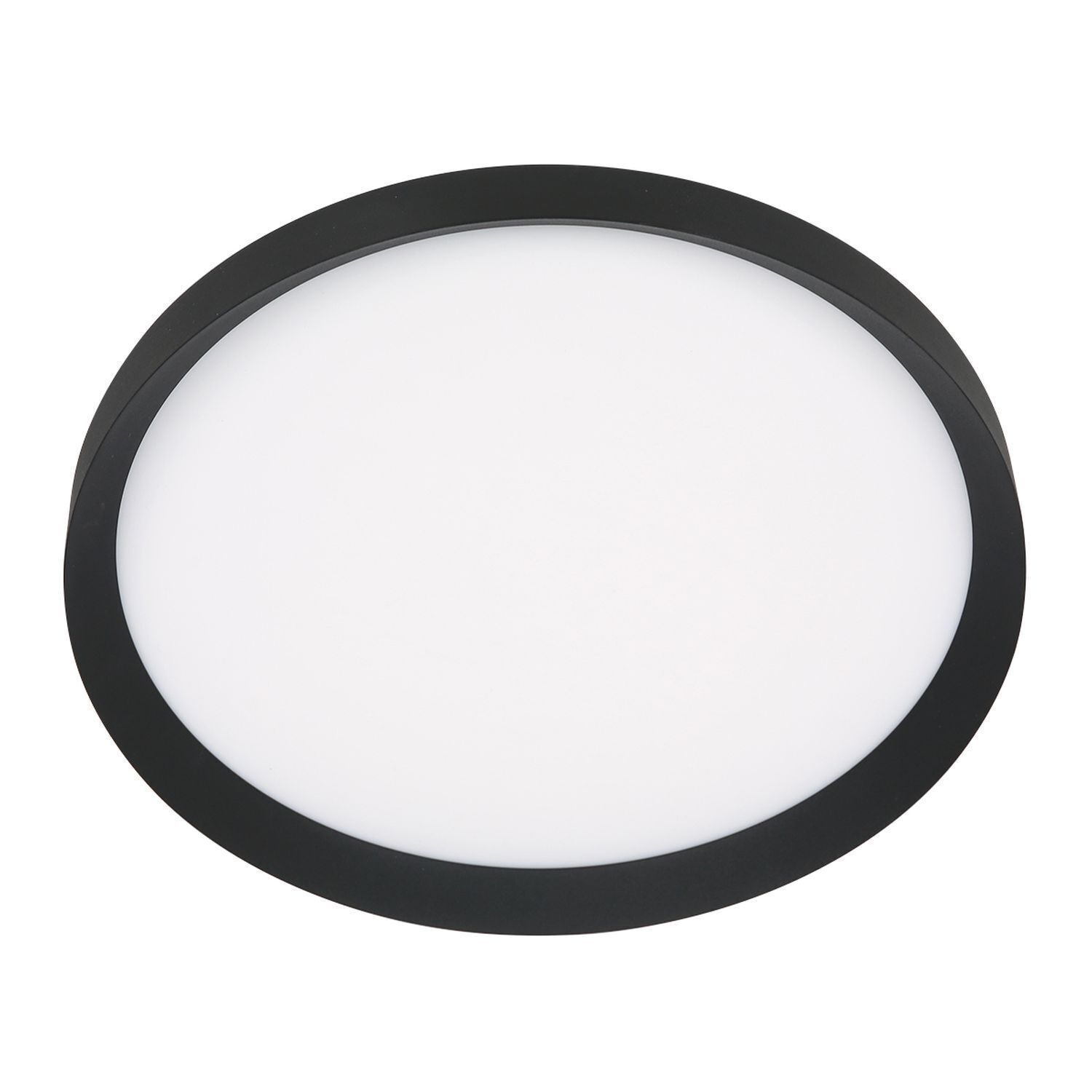 Plafonnier rond à LED noir blanc 2700 K Ø50 cm