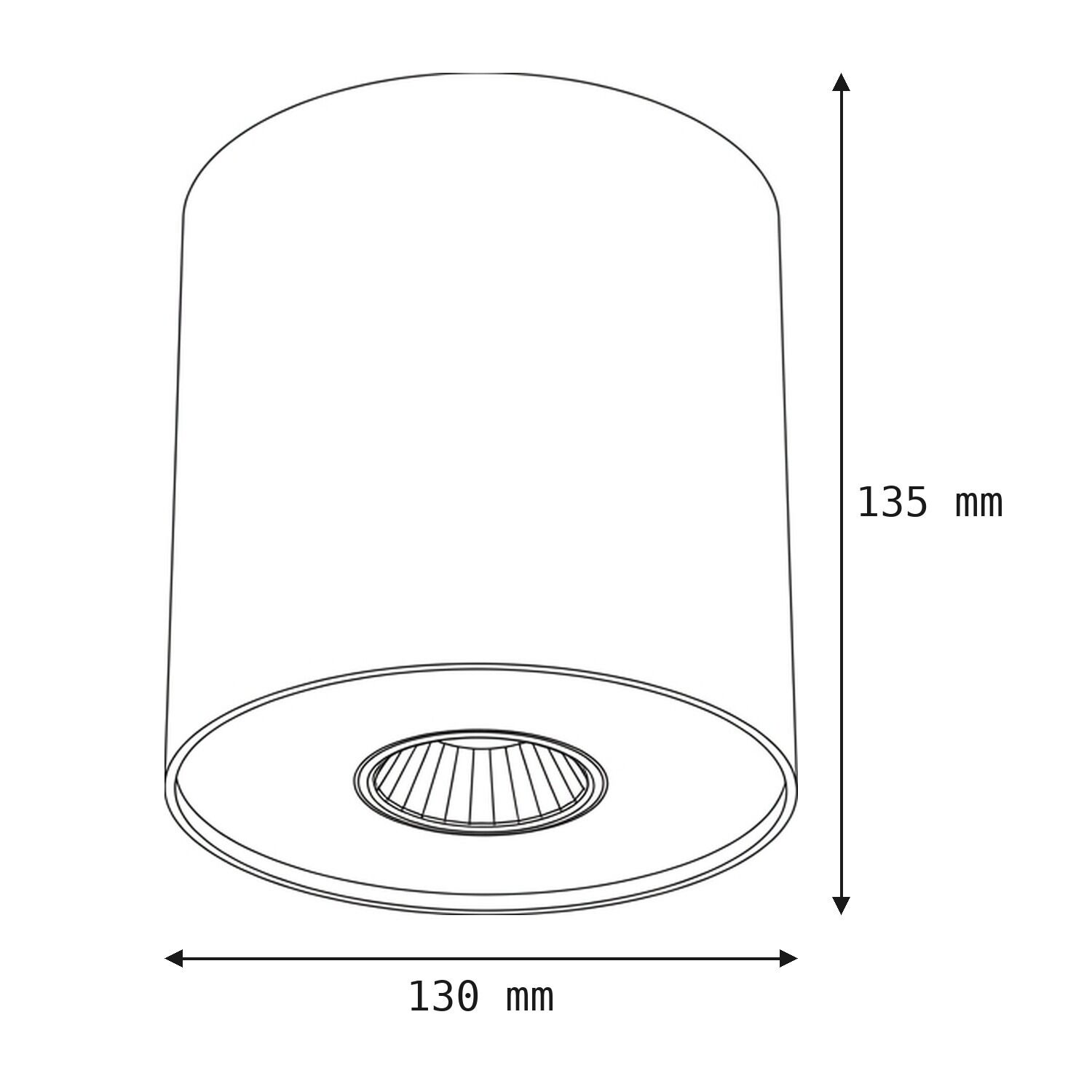 le19730-deckenstrahler-schlafzimmer-wohnzimmer-flur-esszimmer-innen-metall-modern-gu10-ip20-weiss-04 Leuchte, Wandlampe, Schirm, LED, Durchmesser 130 mm