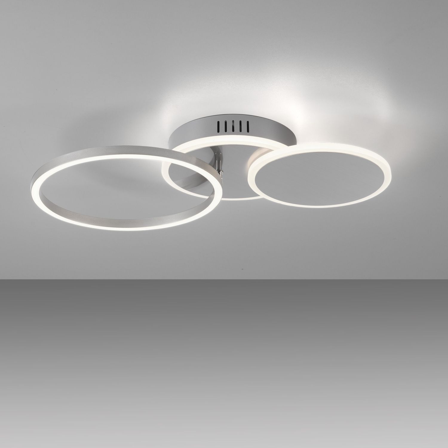 LED Deckenlampe in Stahl Metall warmweiß 26 W beweglich