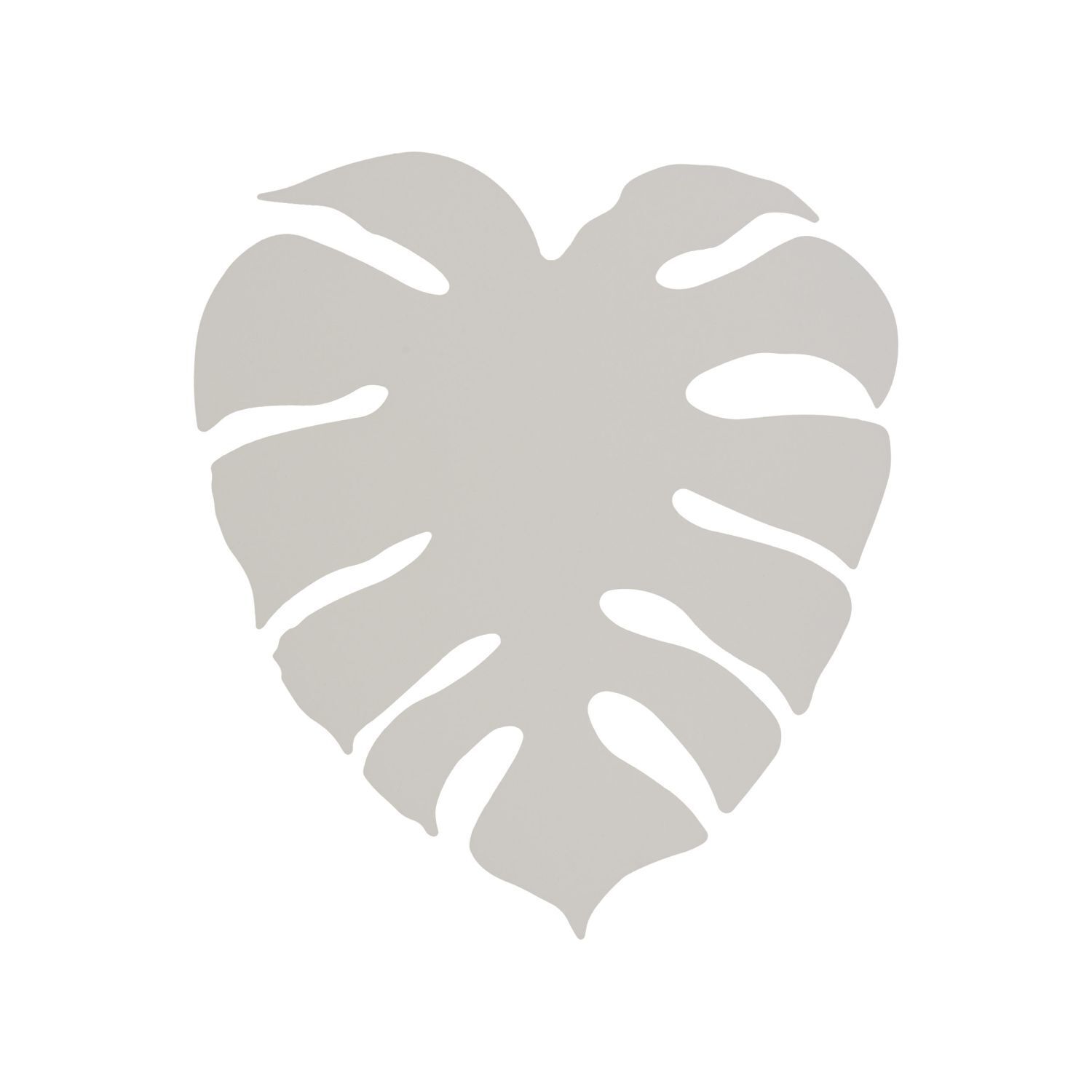 Wandleuchte Weiß indirektes Licht Metall H: 54 cm 4x G9 Blatt