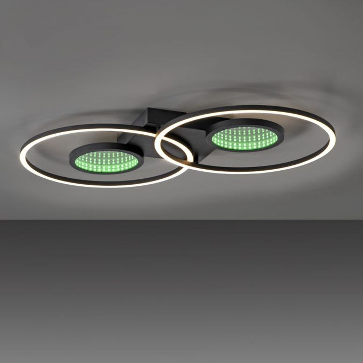 LED Deckenlampe Fernbedienung Tiefenwirkung 2700-5000 K Deckenleuchte