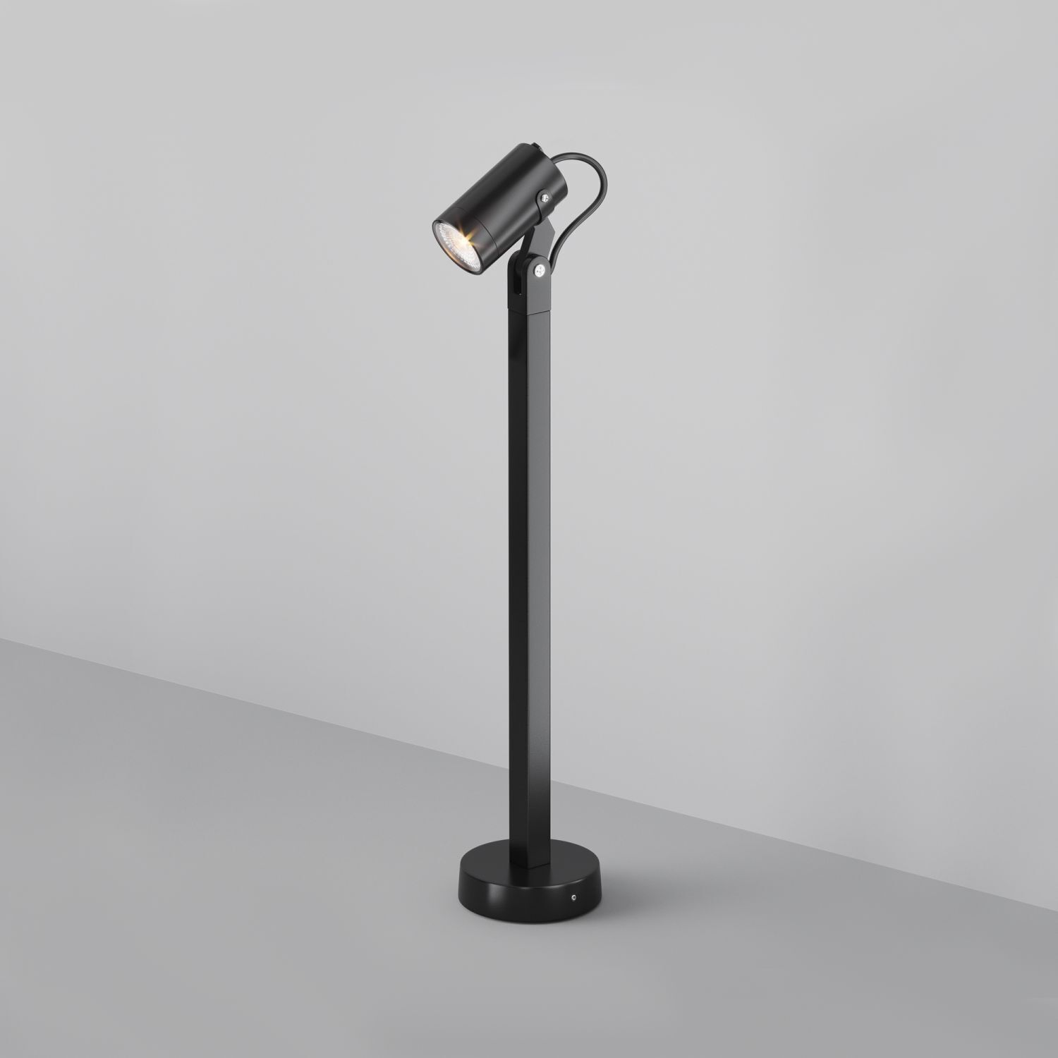 Lampe d'extérieur aluminium verre GU10 IP65 hauteur 60 cm noir Lampe, Beleuchtung