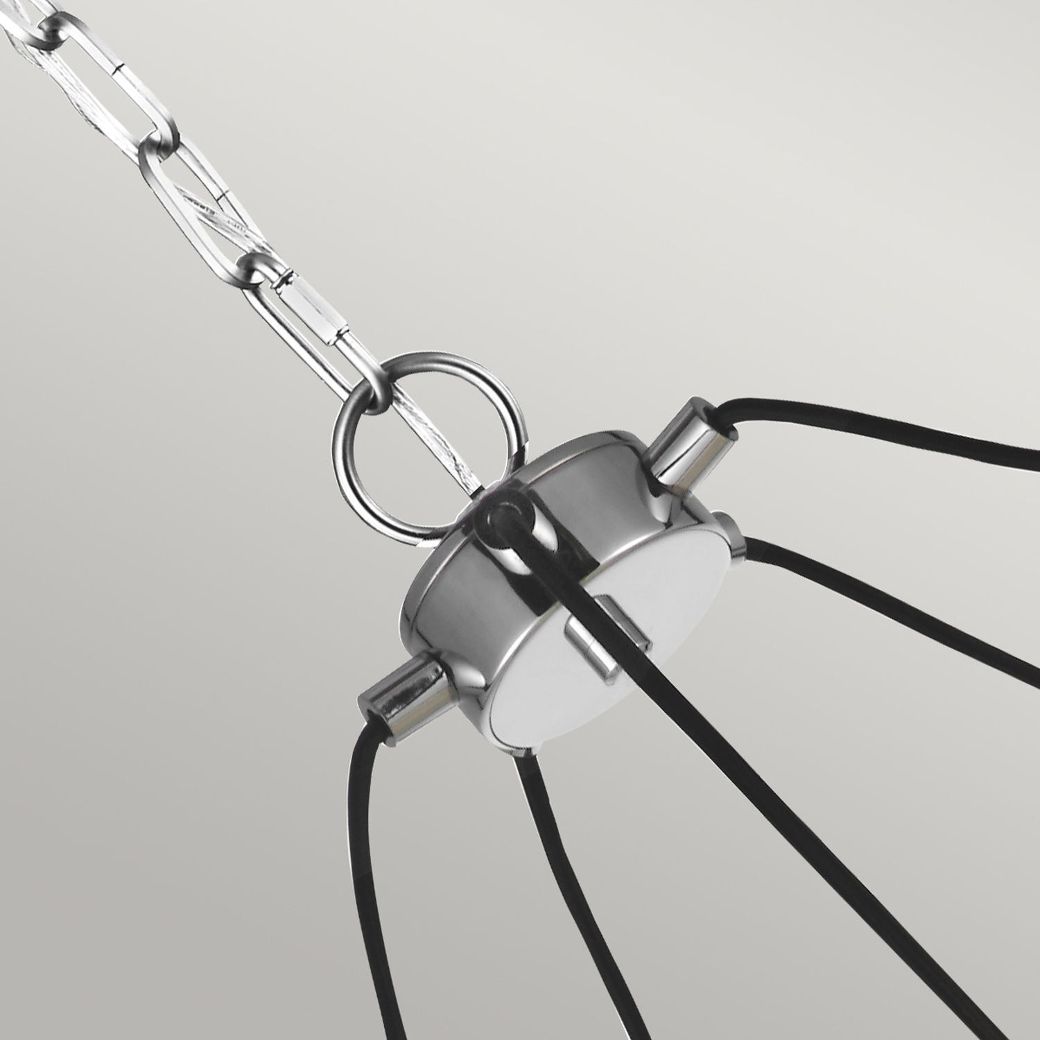 Hängelampe Metall Glas rund Ø 72,7 cm H: max. 232,4 cm