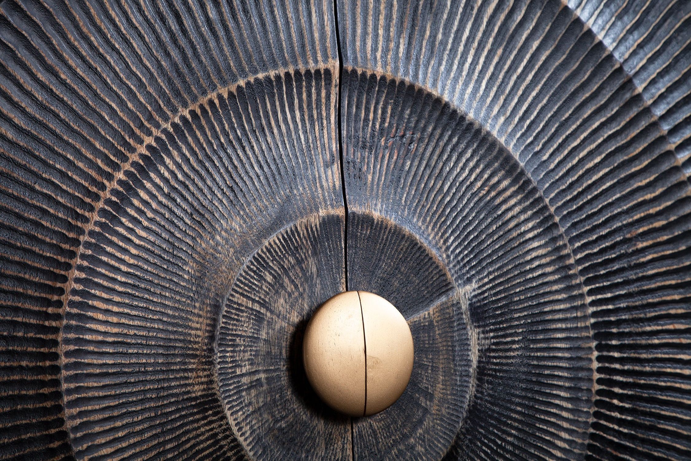 Highboard décoratif noir or H : 120 cm Travail manuel Ei, Essen, Gerät, Elektrisches Gerät