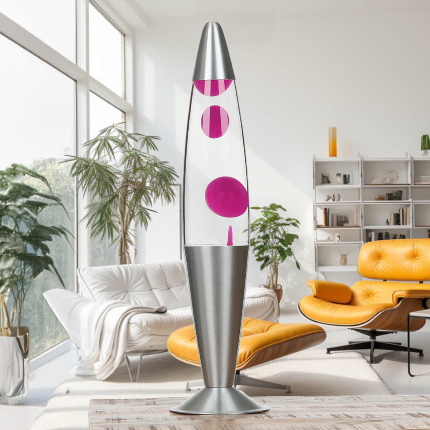 lava lamp, Dekorationslampe, pinkfarbene Lampe, moderne Lampe, GlasLampe