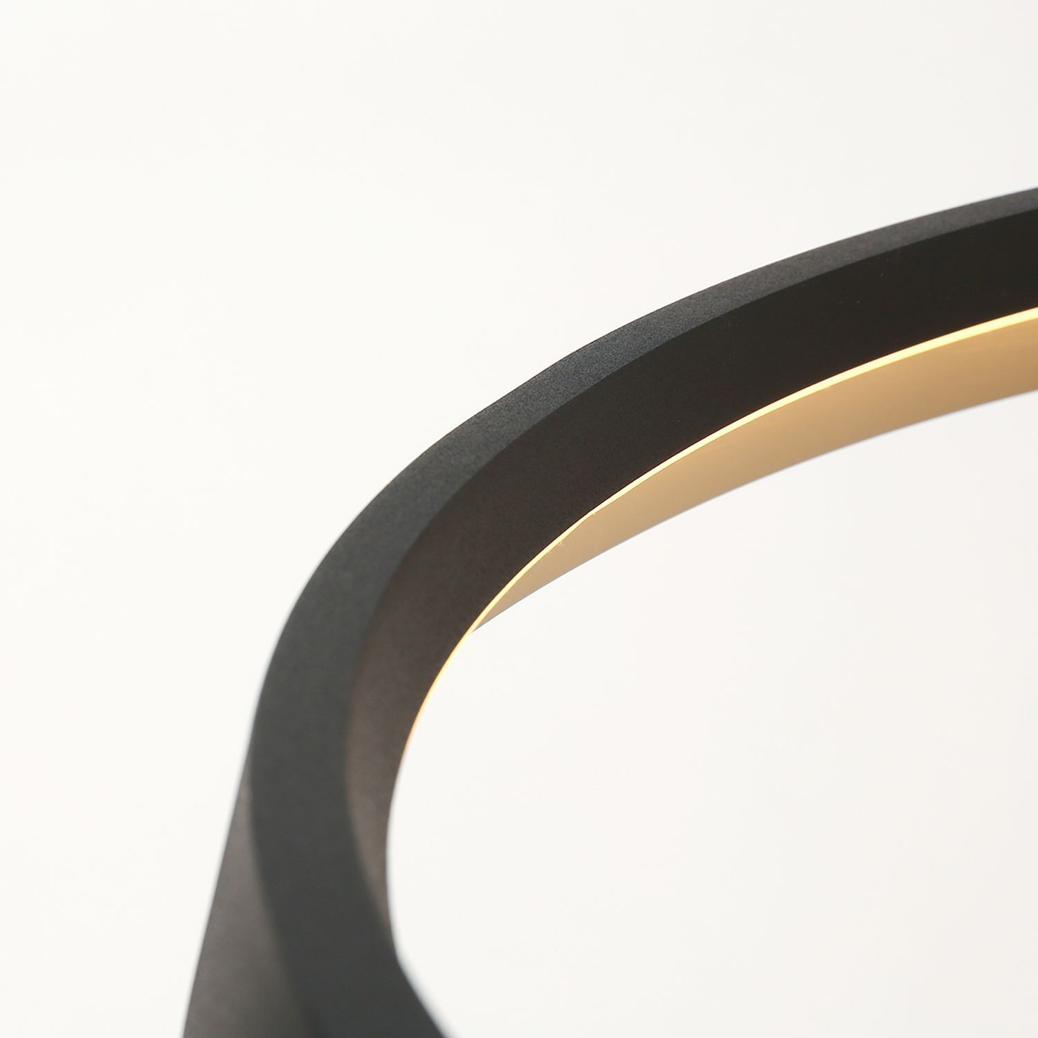 LED Hängelampe rund Schwarz B:60 cm 50 W 2700 K elegant Zubehor, Lampe