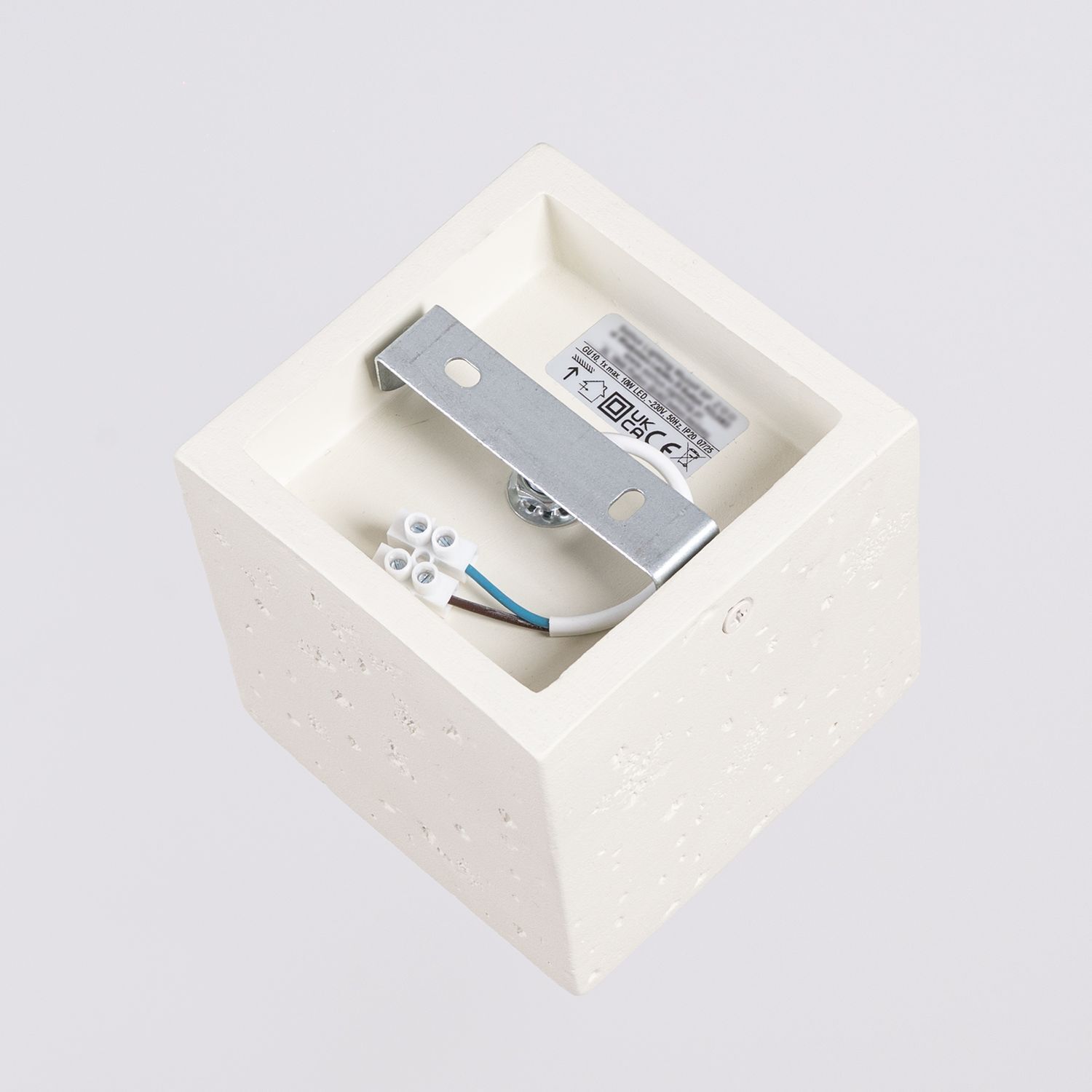 Deckenstrahler Beton Beige GU10 B:10 cm Aufbau Spot Deckenstrahler Beton Beige GU10 B:10 cm Aufbau Spot