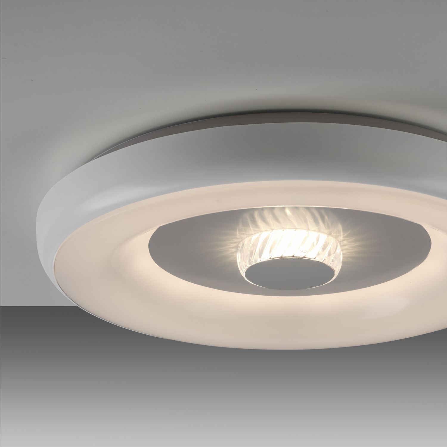 Lampe de plafonnier LED blanc éclairage RGB avec Ø39 cm 2200 lm Deckenleuchte