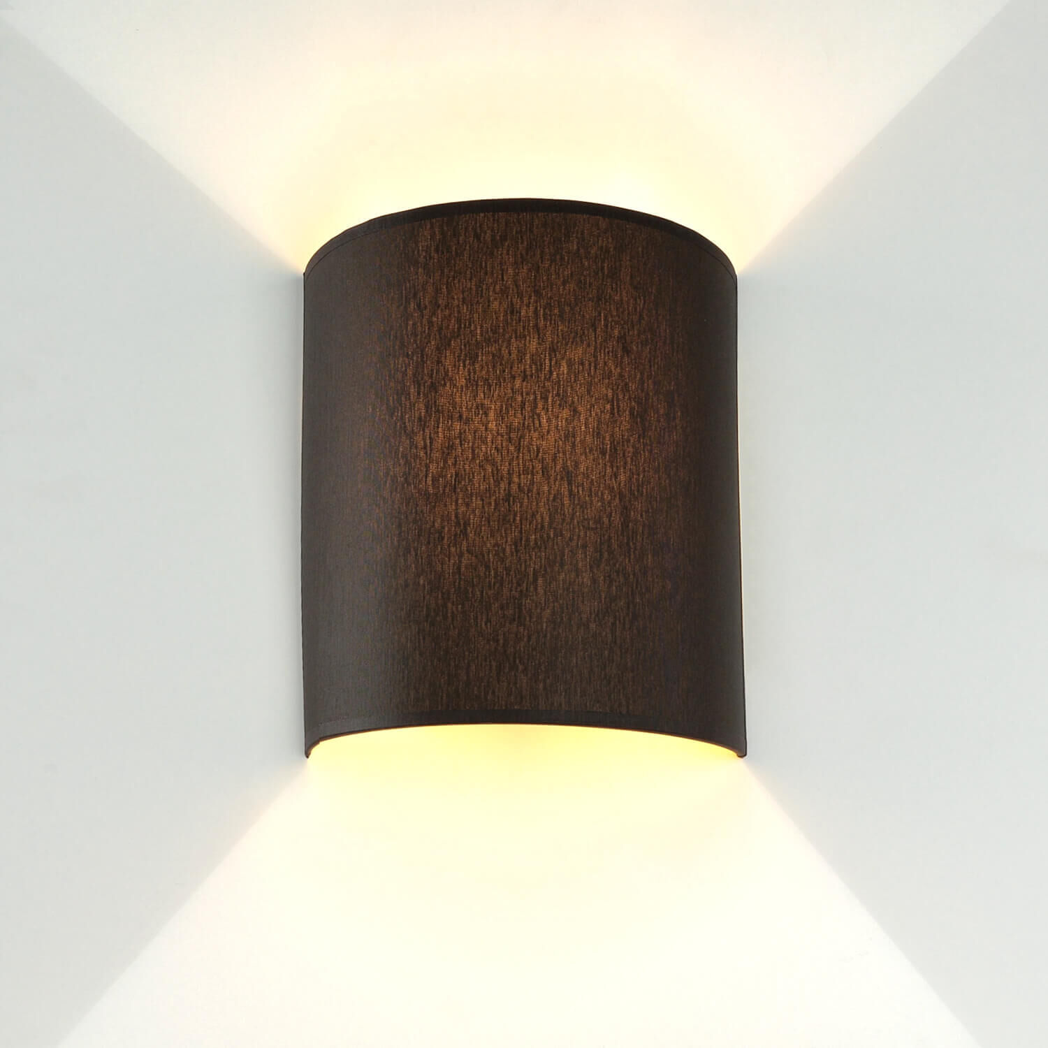 Wandlampe, Wandbeleuchtung, Holzoptik, Wandlampe mit Lichtverteilung, indirektes Licht