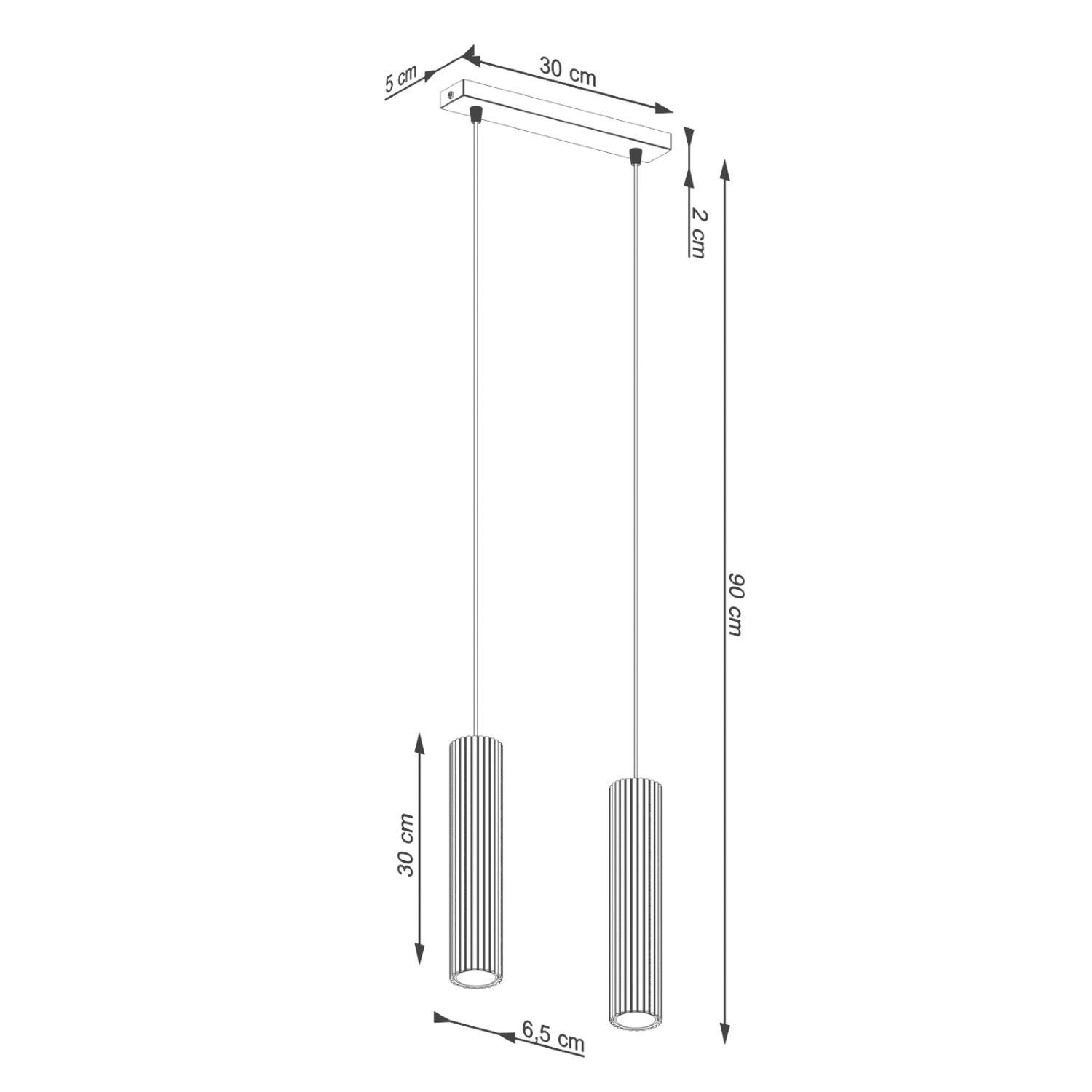 Lampe à suspendre rouge à 2 flammes L : 30 cm étroit H : max. 90 cm GU10 Diagramm, Handlung