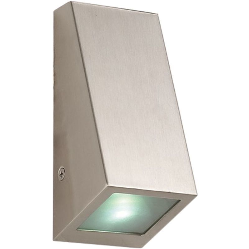 Wandleuchte Outdoor Edelstahl T:7 cm IP44 GU10 Modern