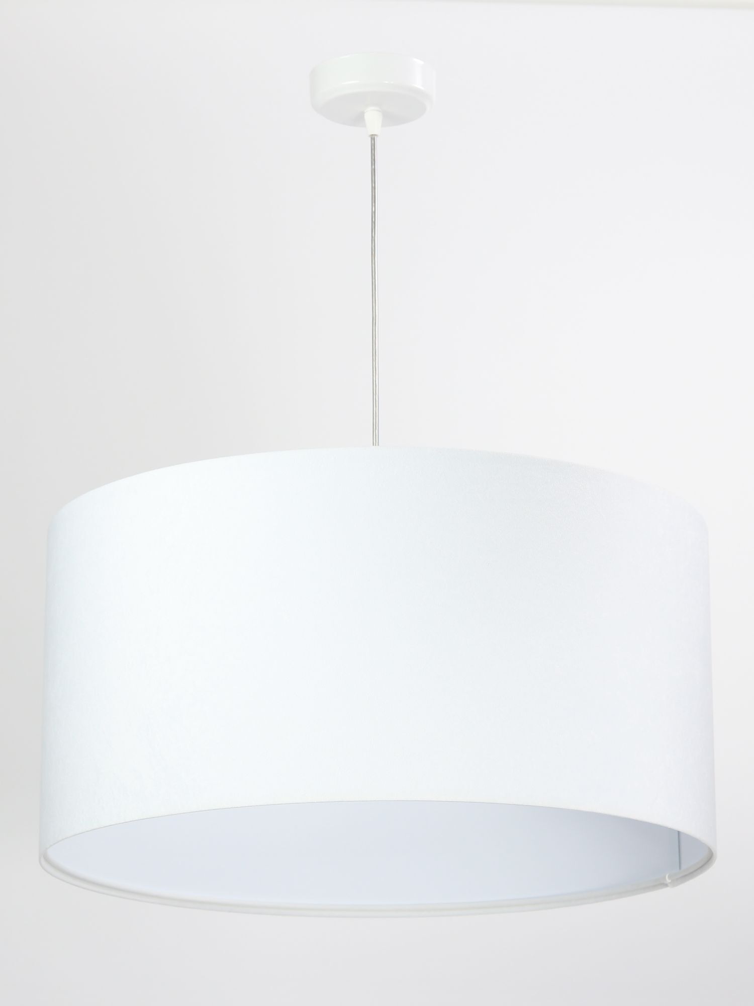 Hängeleuchte Esstisch Weiß Stoff Wohnzimmer Lampe, Deckenleuchte