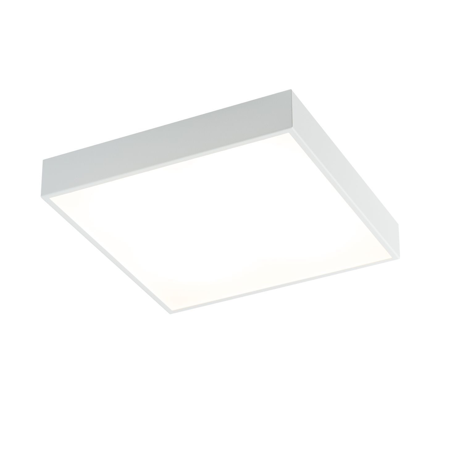 Plafonnier Blanc L : 30 cm H : 7 cm 4x GX53 plat Moderne