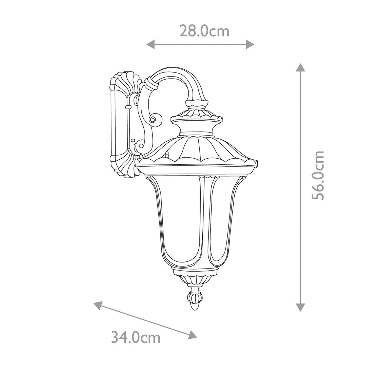 Wandleuchte, Außenleuchte, Lichtarmatur, Gartenlampe, Metallverarbeitung