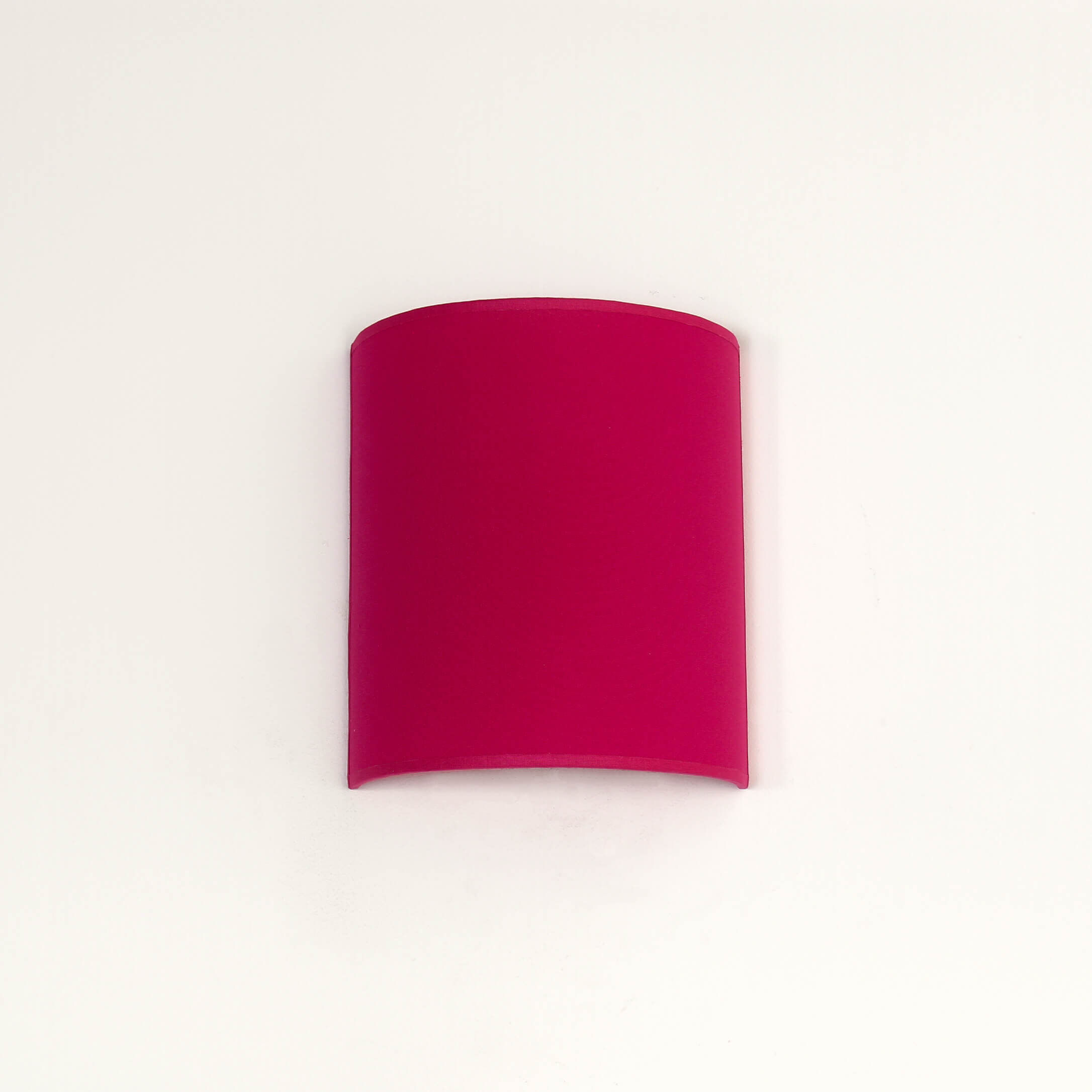 Loft Wandleuchte Stoff Schirm Pink halbrund E27 ALICE Zylinder