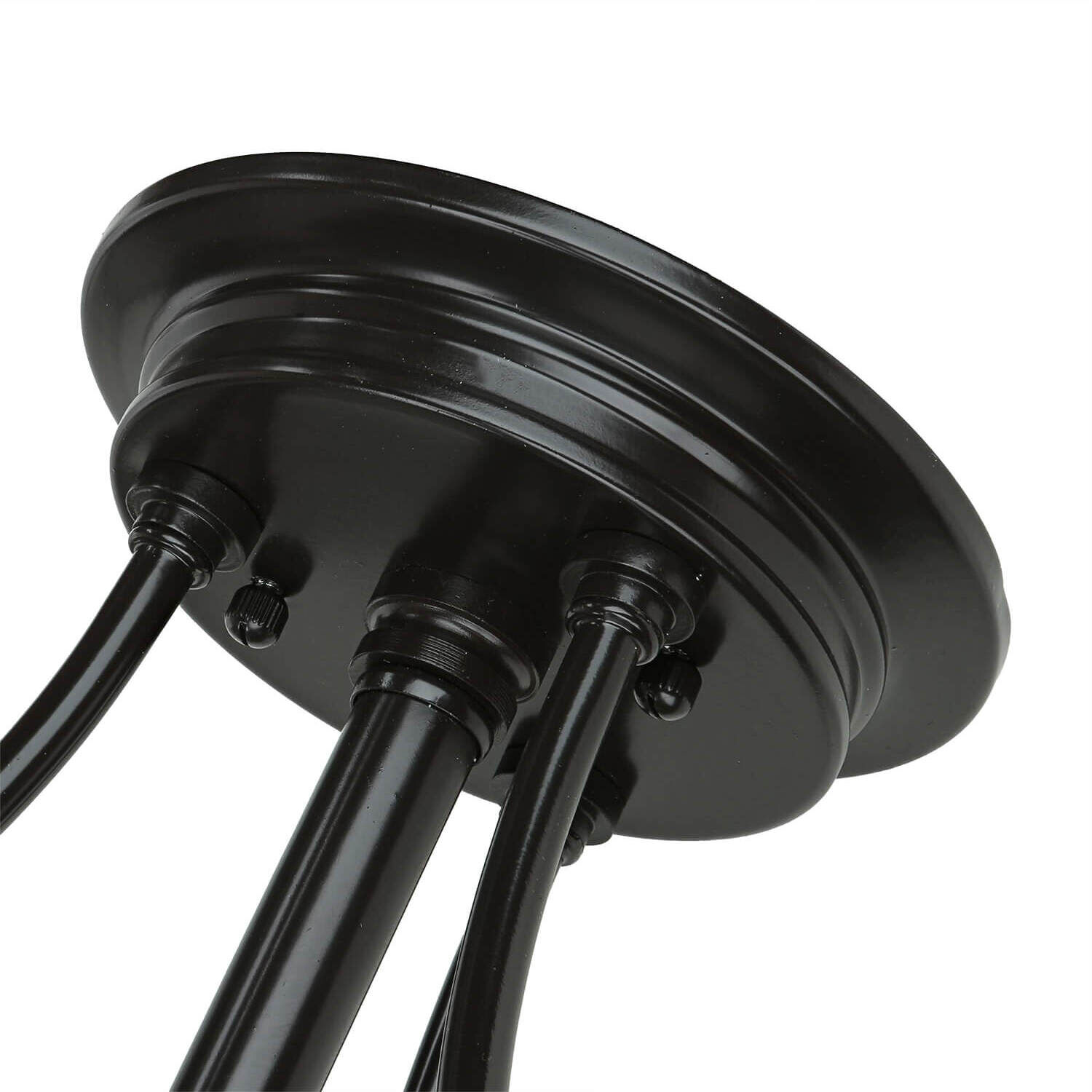 Deckenleuchte ASPERO Bronze Ø43cm Flur Lampe Badezimmer, Drinnen, Zimmer, Duscharmatur, Deckenleuchte