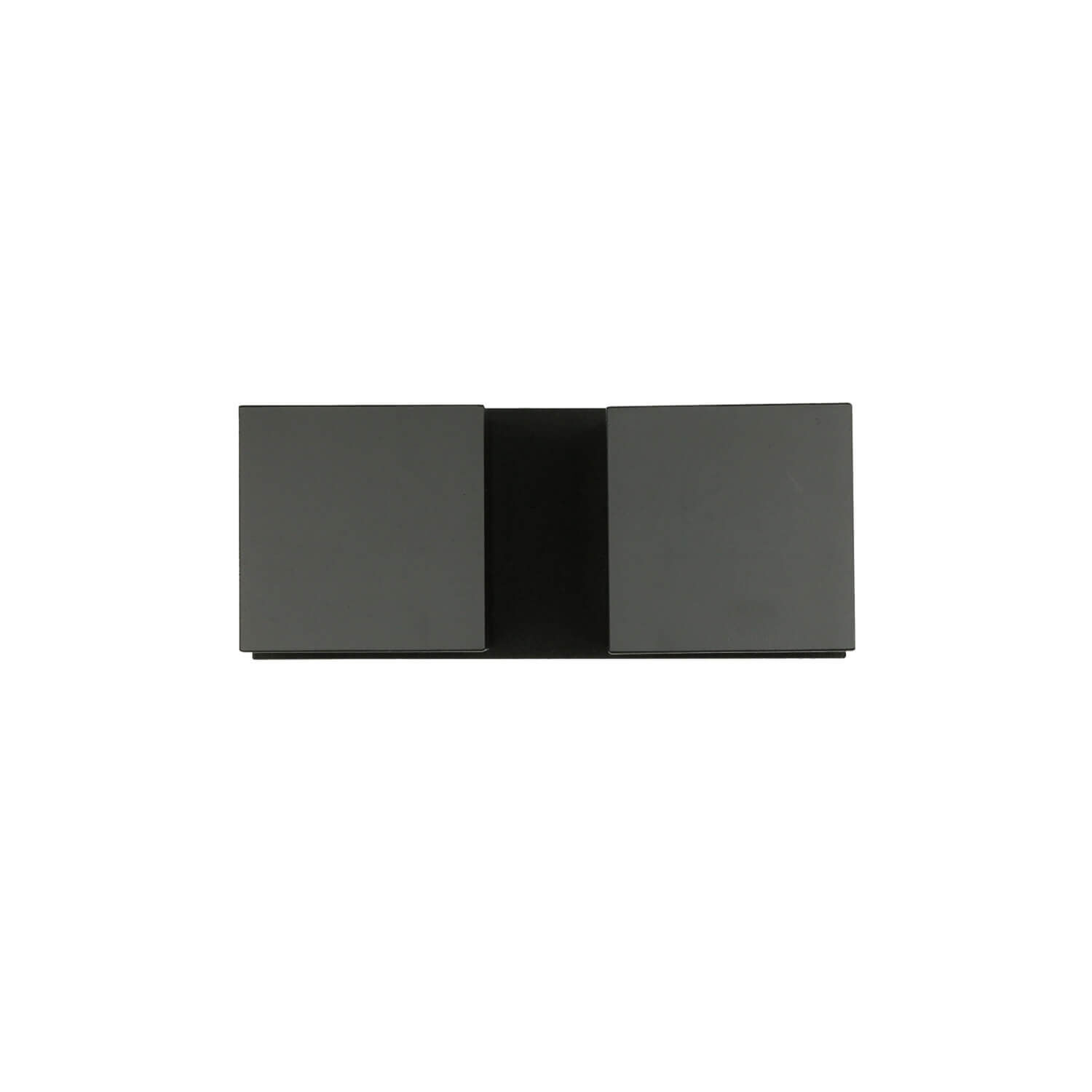 Wandleuchte Up Down B:26cm 2xG9 Schwarz Metall
