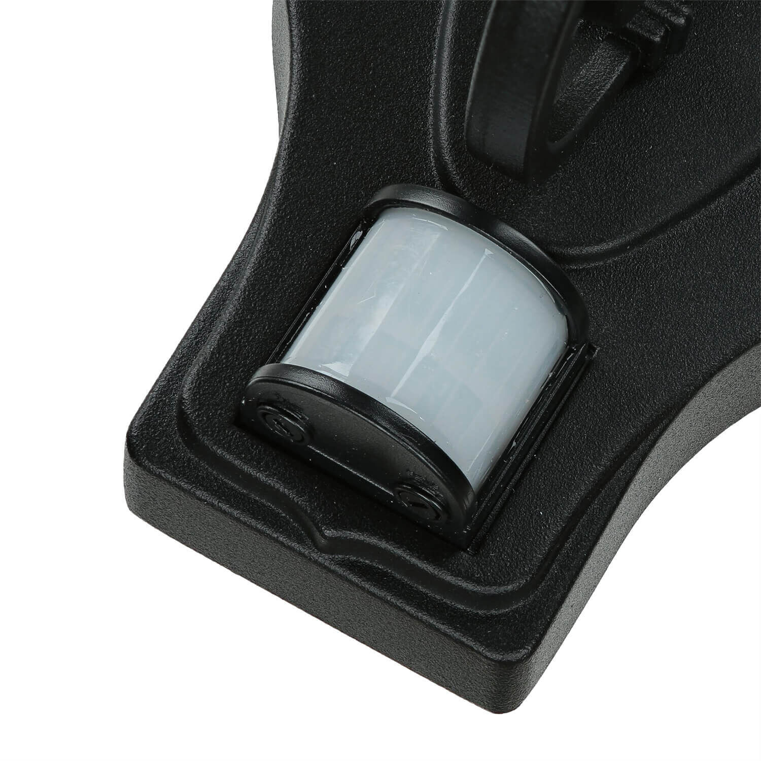 Schwarze Hoflampe mit Bewegungsmelder IP43 LEADWORTH Computerausrüstung, Elektronik, Hardware