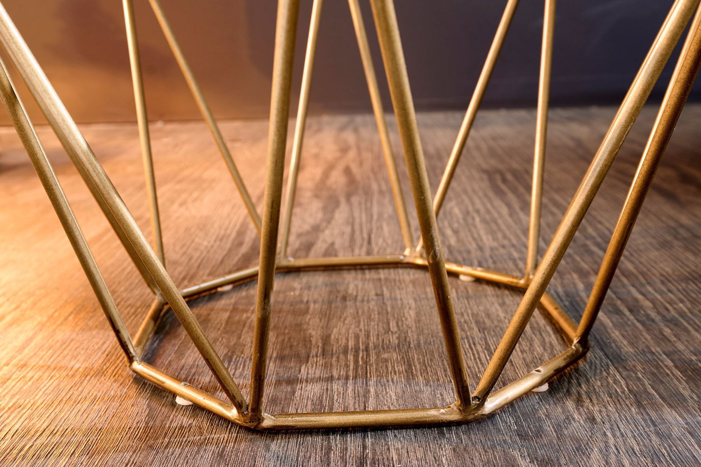 Couchtisch Akazienholz Metall in Natur Messing 50x50 cm Couchtisch Akazienholz Metall in Natur Messing 50x50 cm