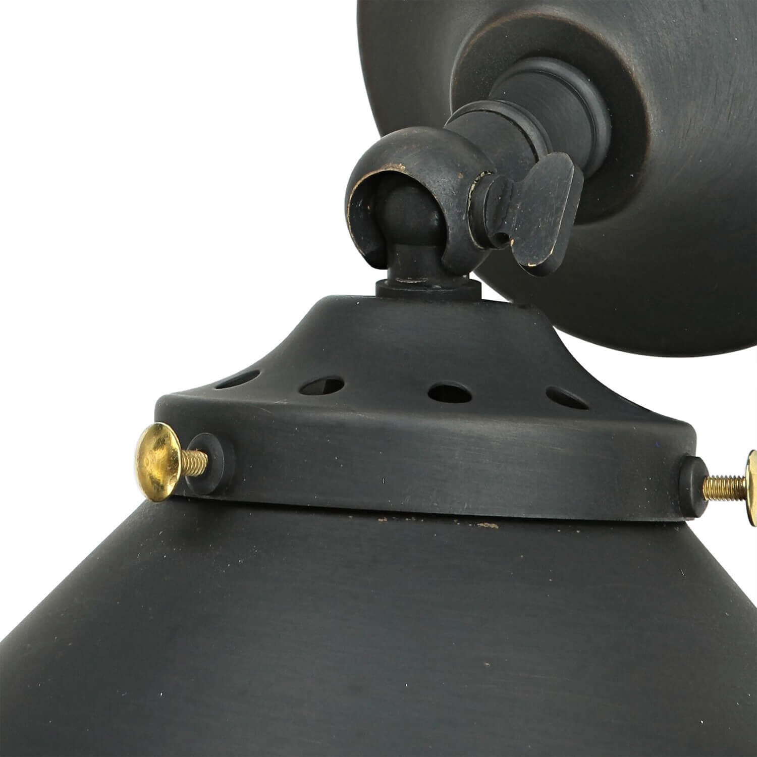 Applique vintage en bronze en laiton véritable Beleuchtung, Lampe