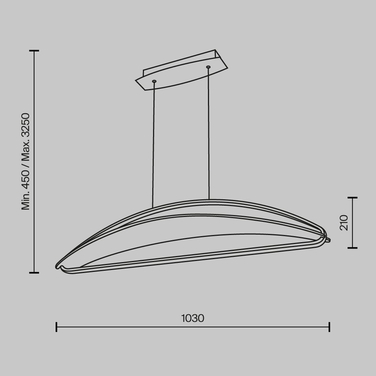 Pendelleuchte LED Aluminium H: max. 325 cm in Messing Pendelleuchte LED Aluminium H: max. 325 cm in Messing