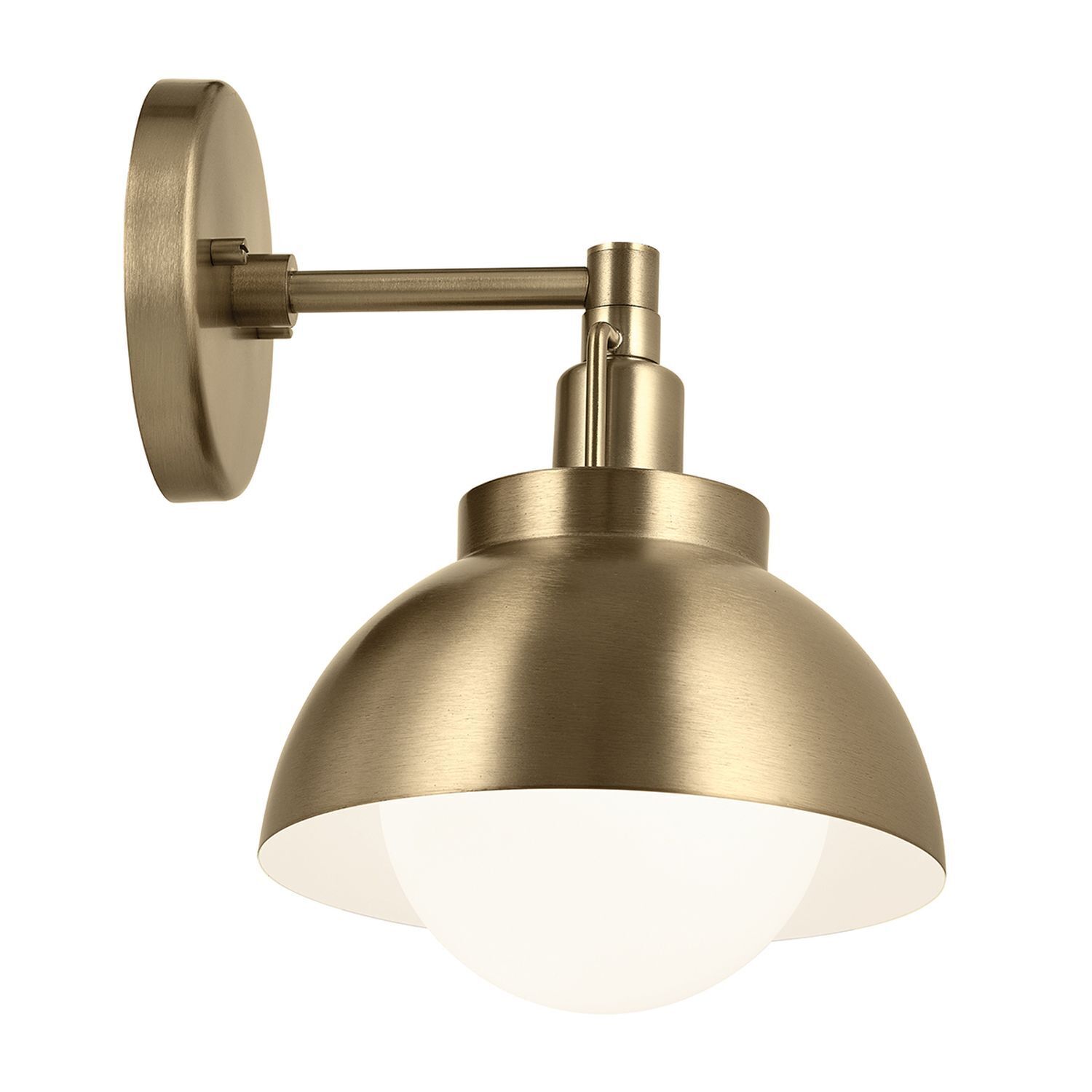 abd48c39842a4f298b0fc821587ff4e4 Wandlampe, BronzeFinish, Metall, Wandlampe, Glühbirne
