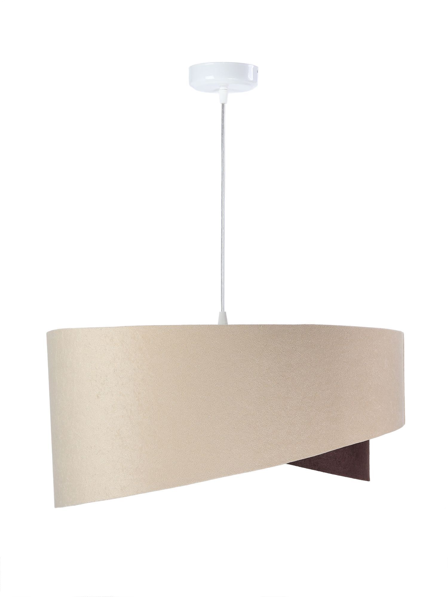 Hängeleuchte Beige Gold Braun Esstisch Lampe