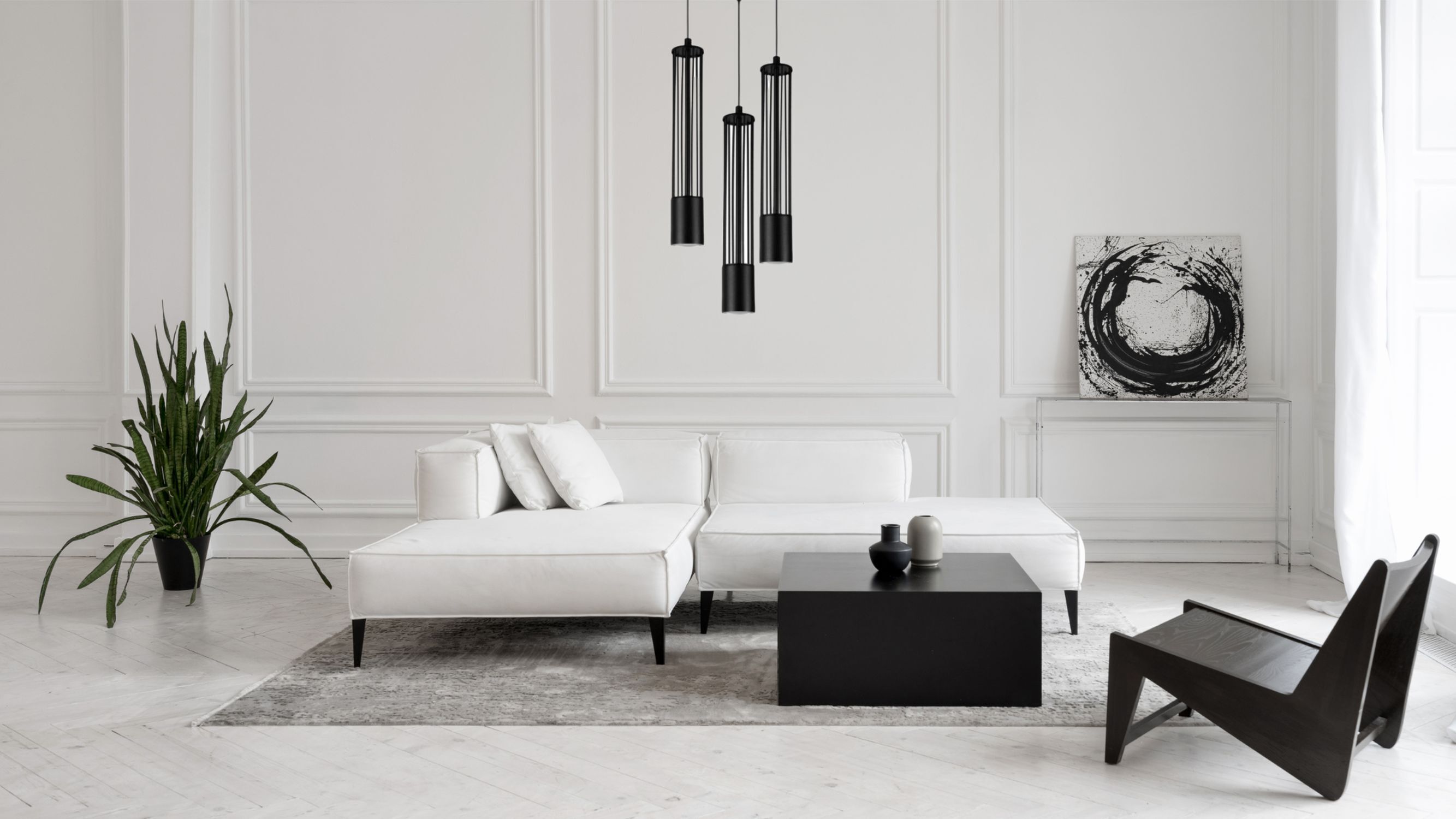 Suspension décorative métal GU10 Ø35 cm rond noir Wohnzimmer, Kaffeetisch, Tabelle, Innenarchitektur, Inneneinrichtung