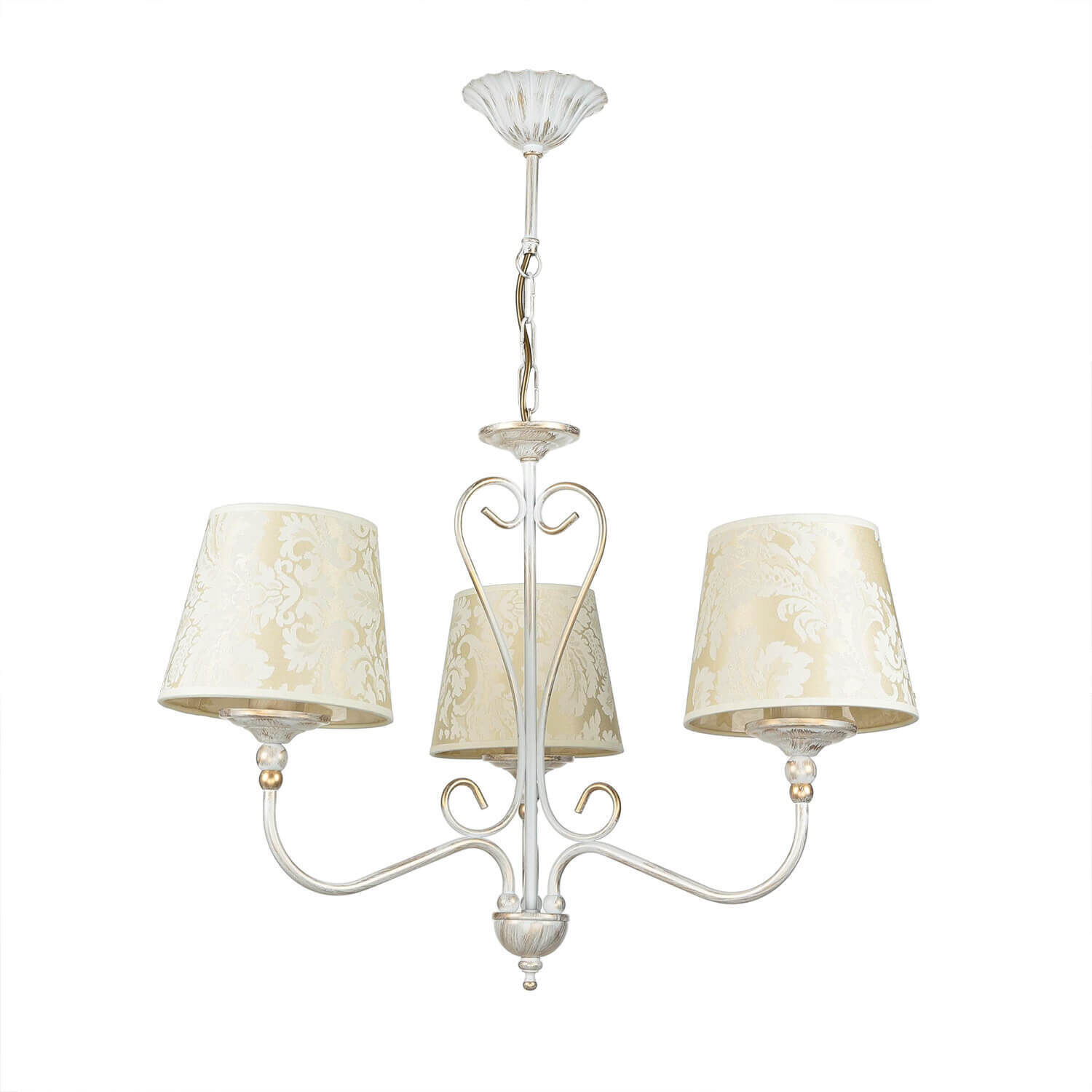 Lustre GANARA en or shabby motif baroque Leuchter, Lampe