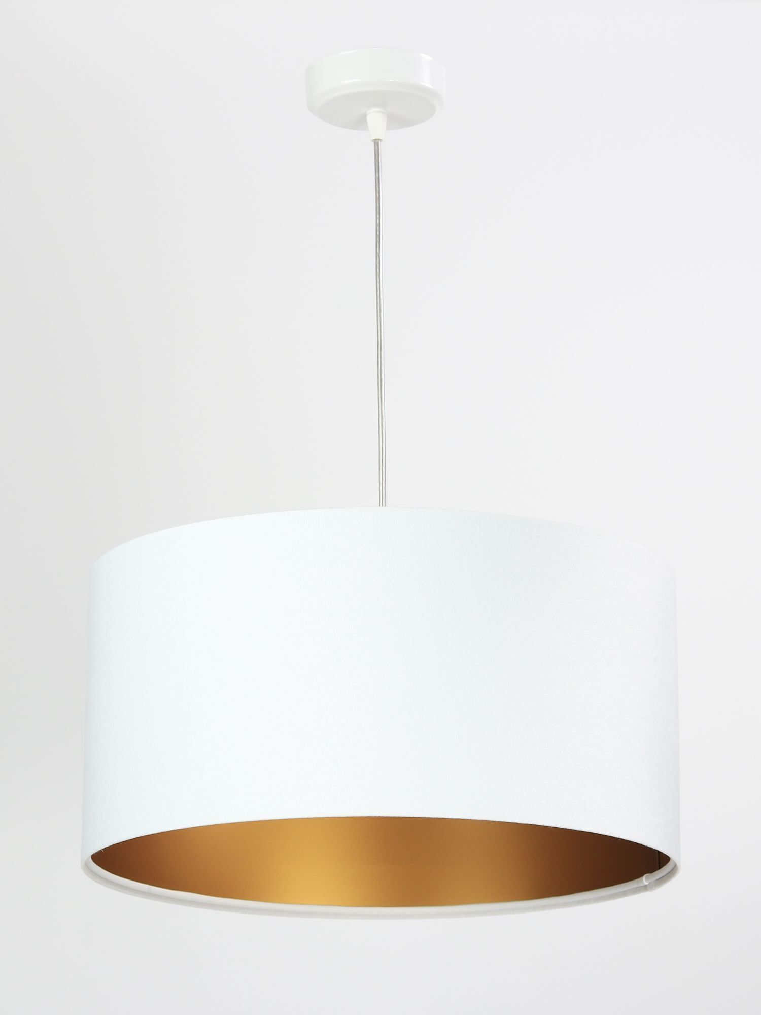 Suspension ROSIE Blanc Or Rétro ronde Table à manger Lampe, Deckenleuchte