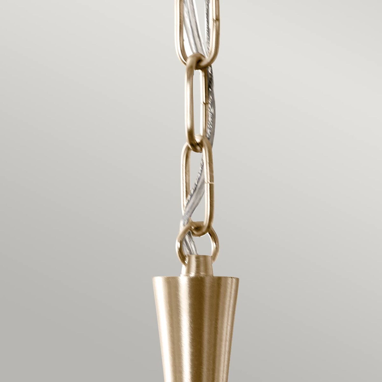Lampe à suspendre métal E27 Ø 50,8 cm en bronze noir