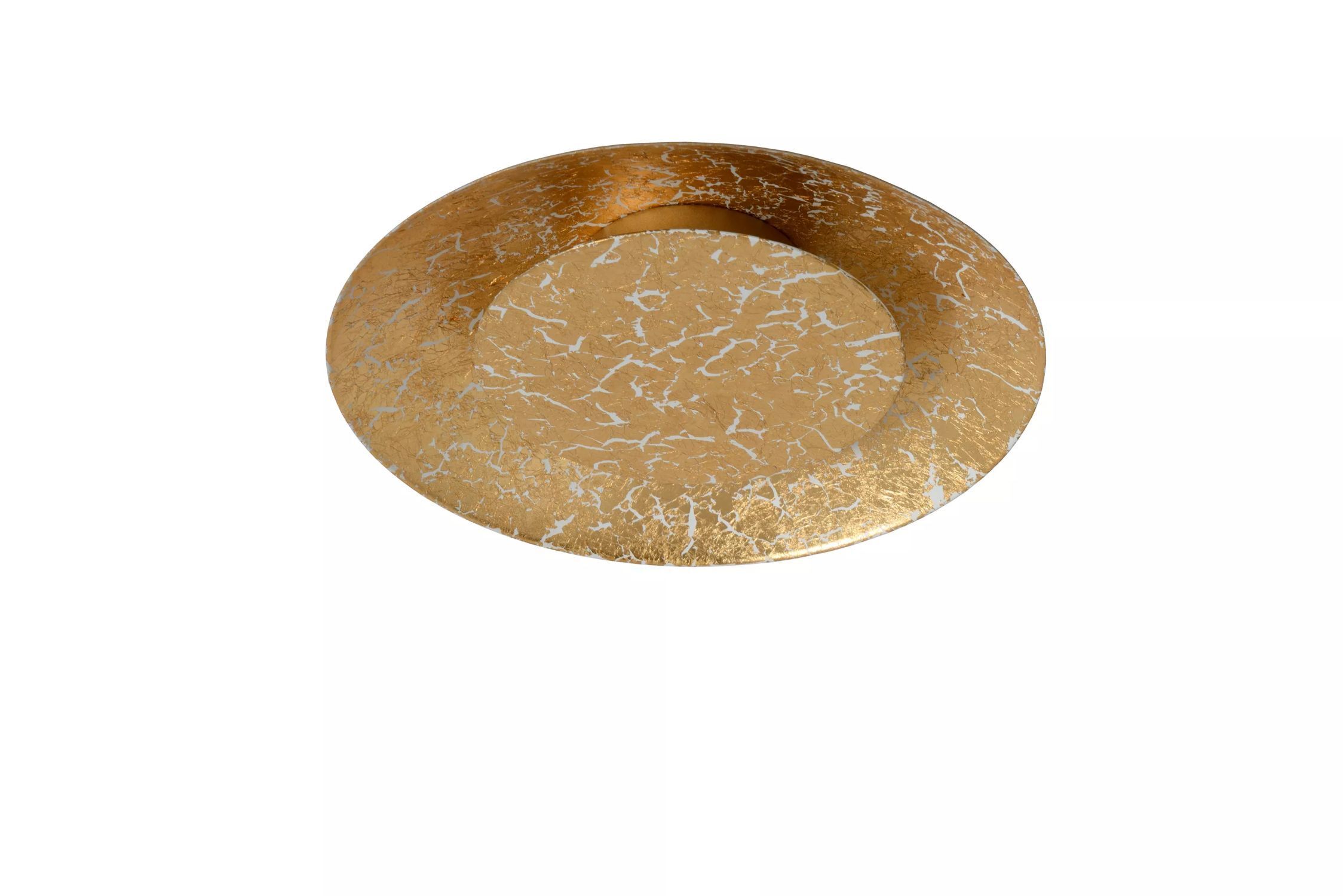 LED Deckenleuchte Metall in Messing Ø21 cm rund 2700 K Bronze, Gold, Essen, Mahlzeit