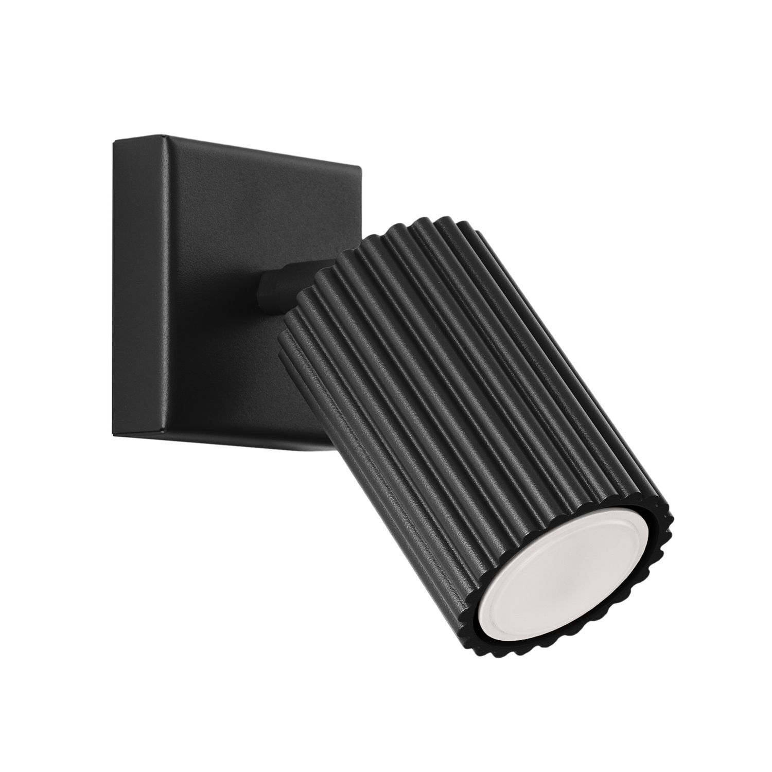 Applique murale noire GU10 Moderne L : 8 cm petite orientable