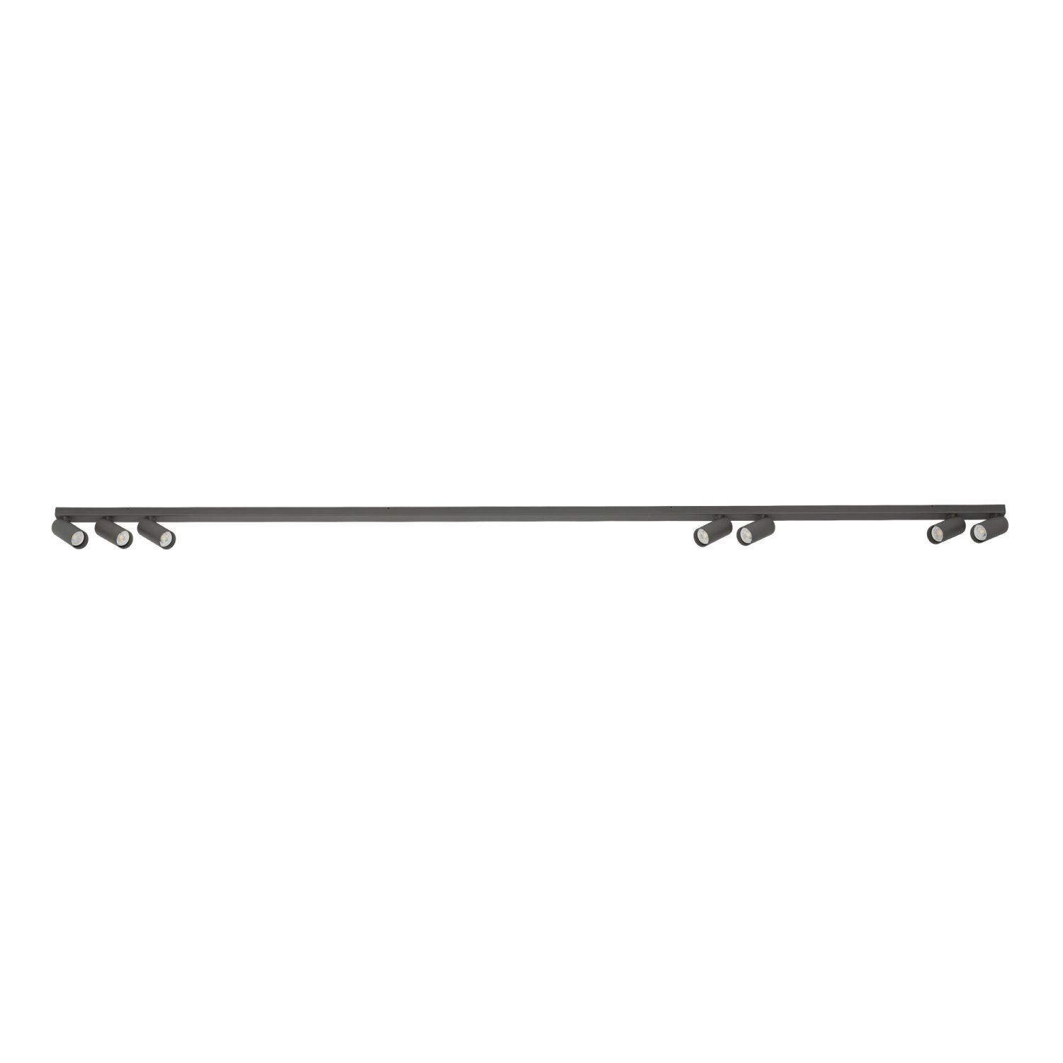 Track lighting, Bar light, Spotlights, Ceiling rail, Grau Metall