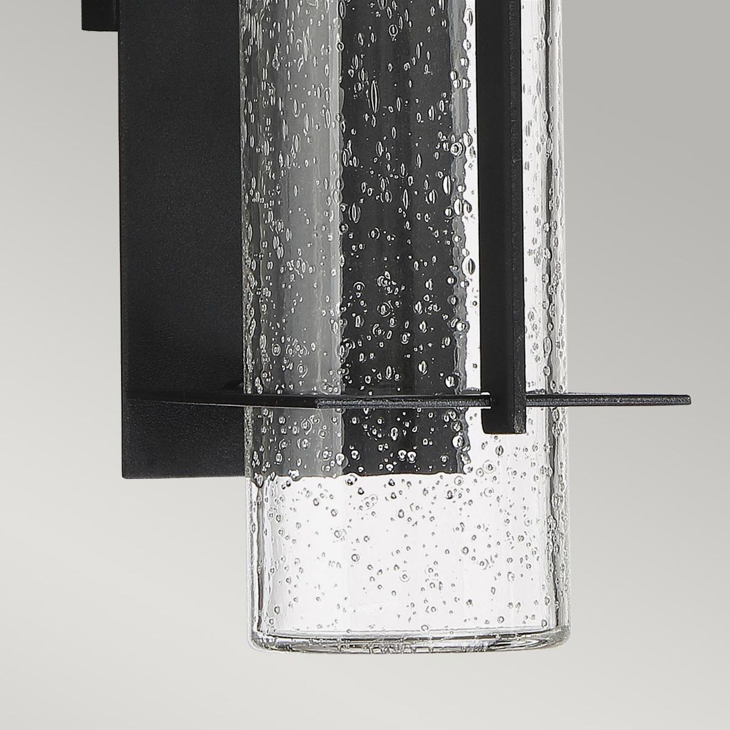 Applique LED extérieure alu verre H : 36,6 cm IP44 Downlight Krug