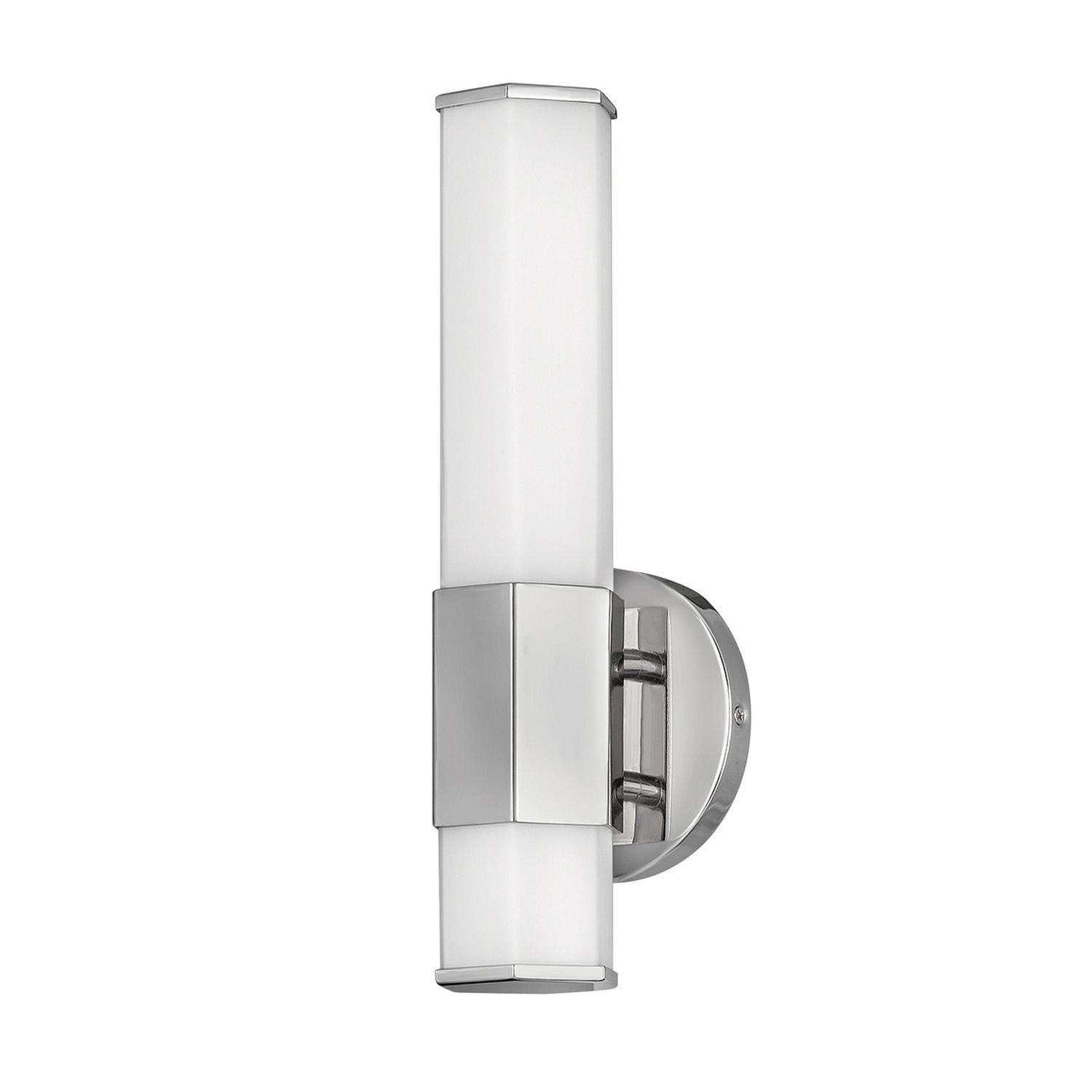 Applique LED salle de bain IP44 35,6 cm de haut Abat-jour en verre