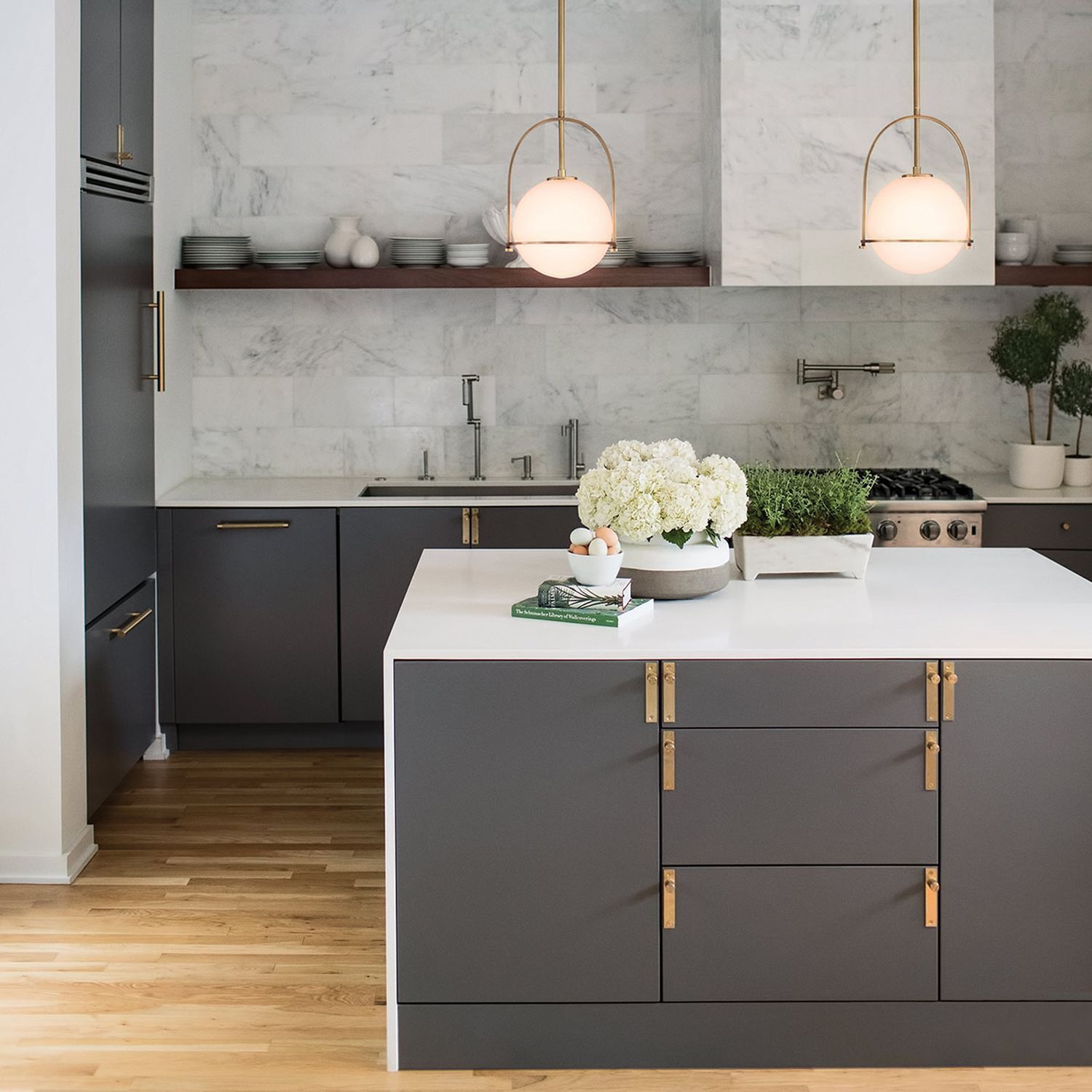 Drinnen, Innenarchitektur, Küche, Kücheninsel